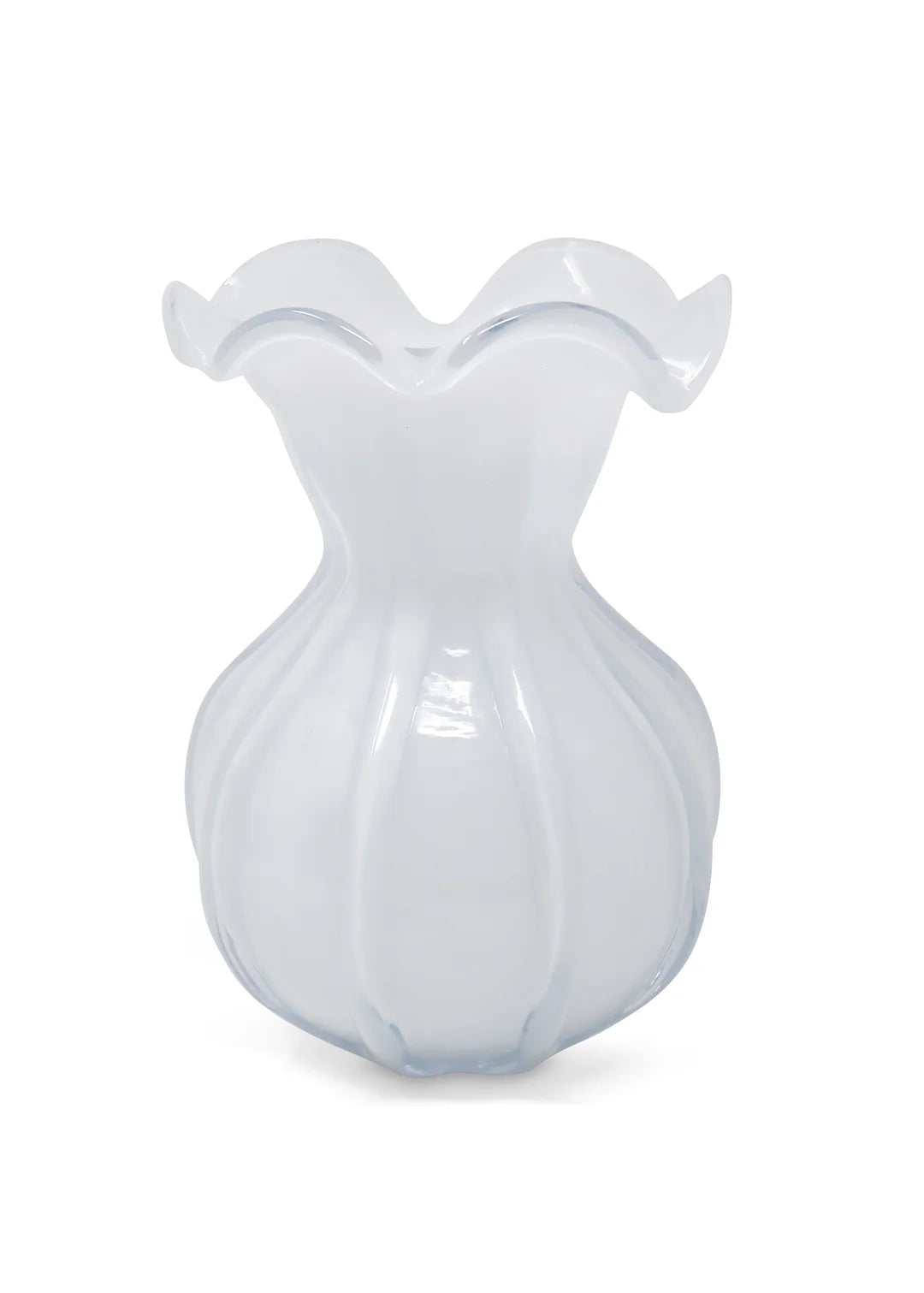 White Glass Vase
