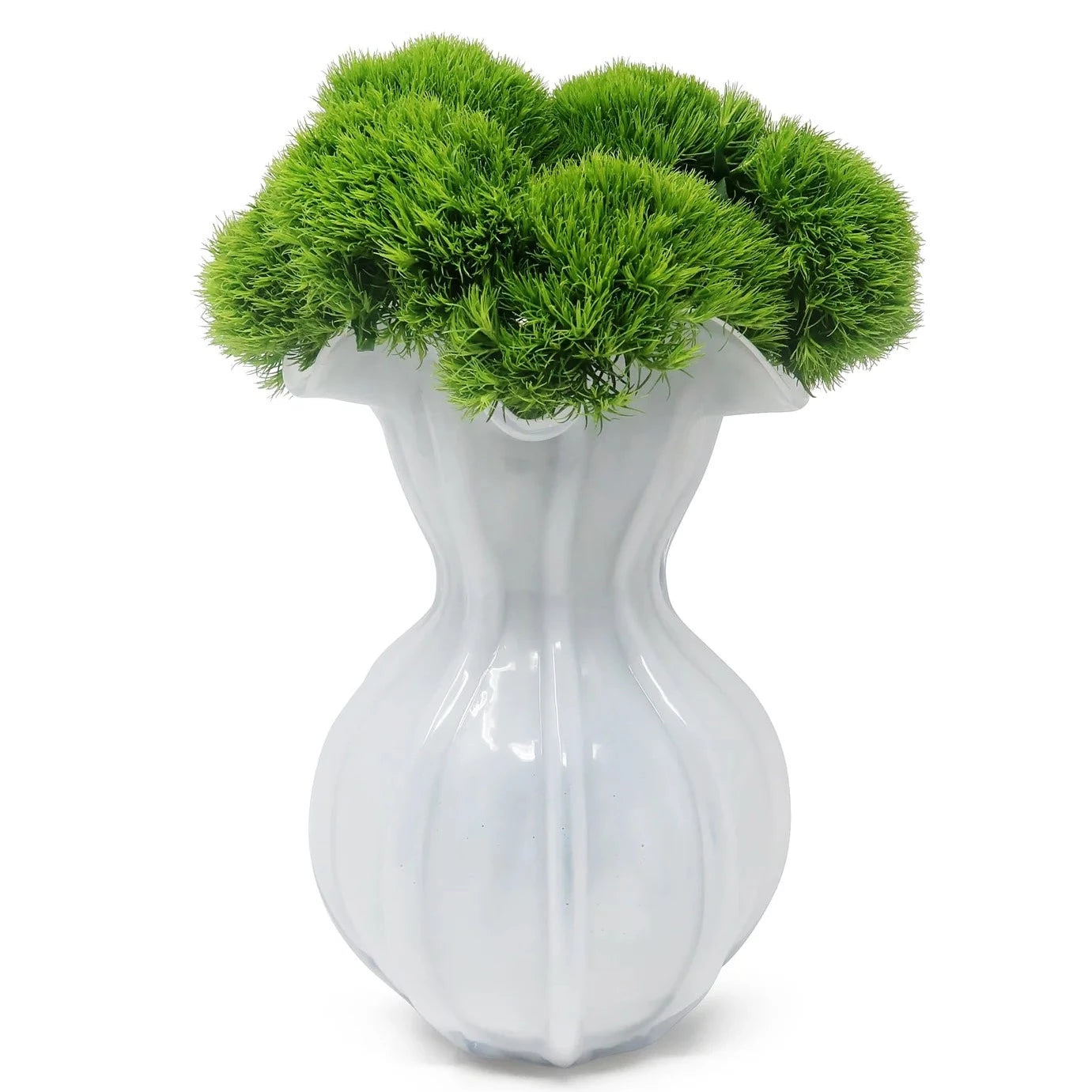 White Glass Vase