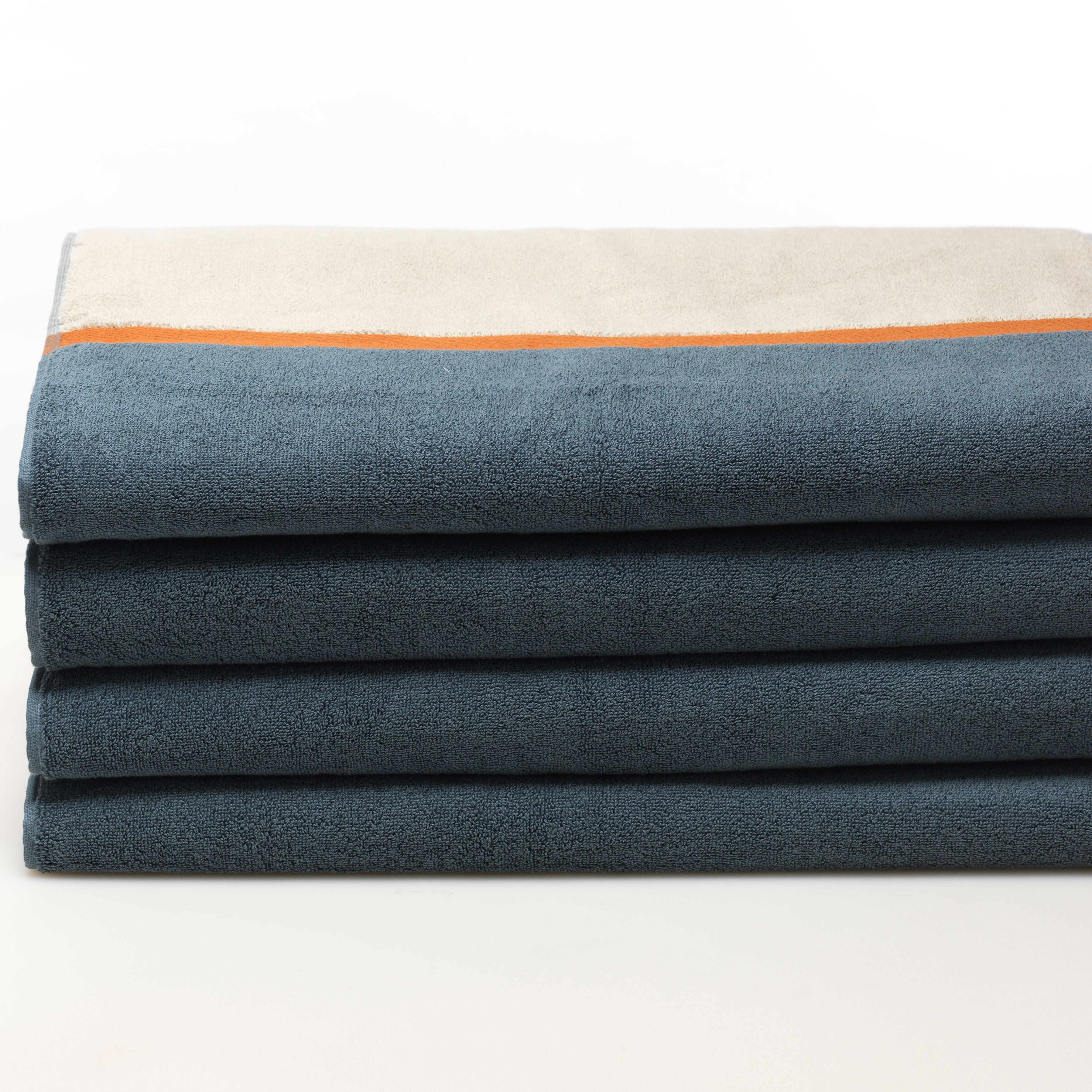 Color Block Hand Towel