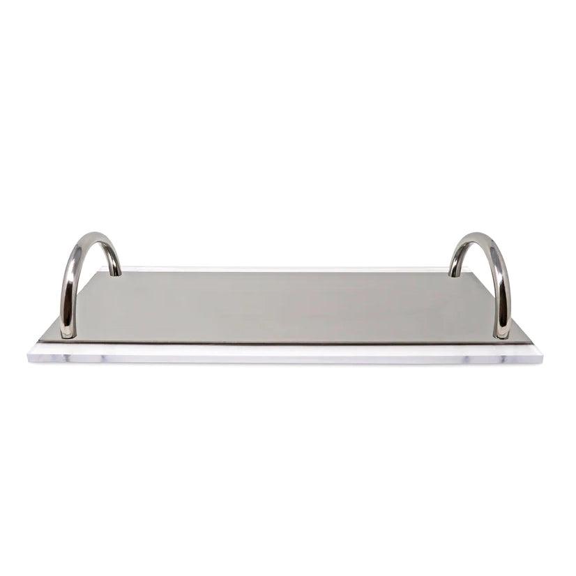 Acrylic Tray With Handles - Elegant Linen