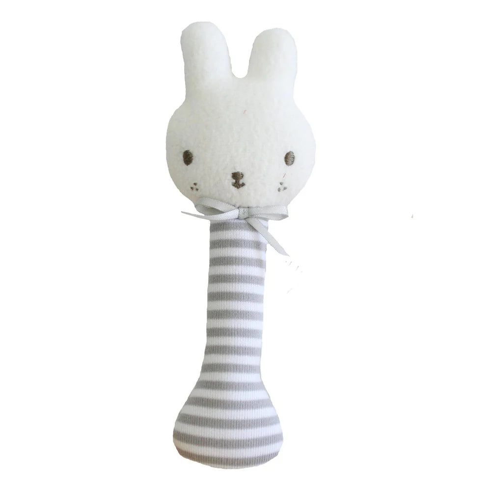 Baby Bunny Stick Rattle