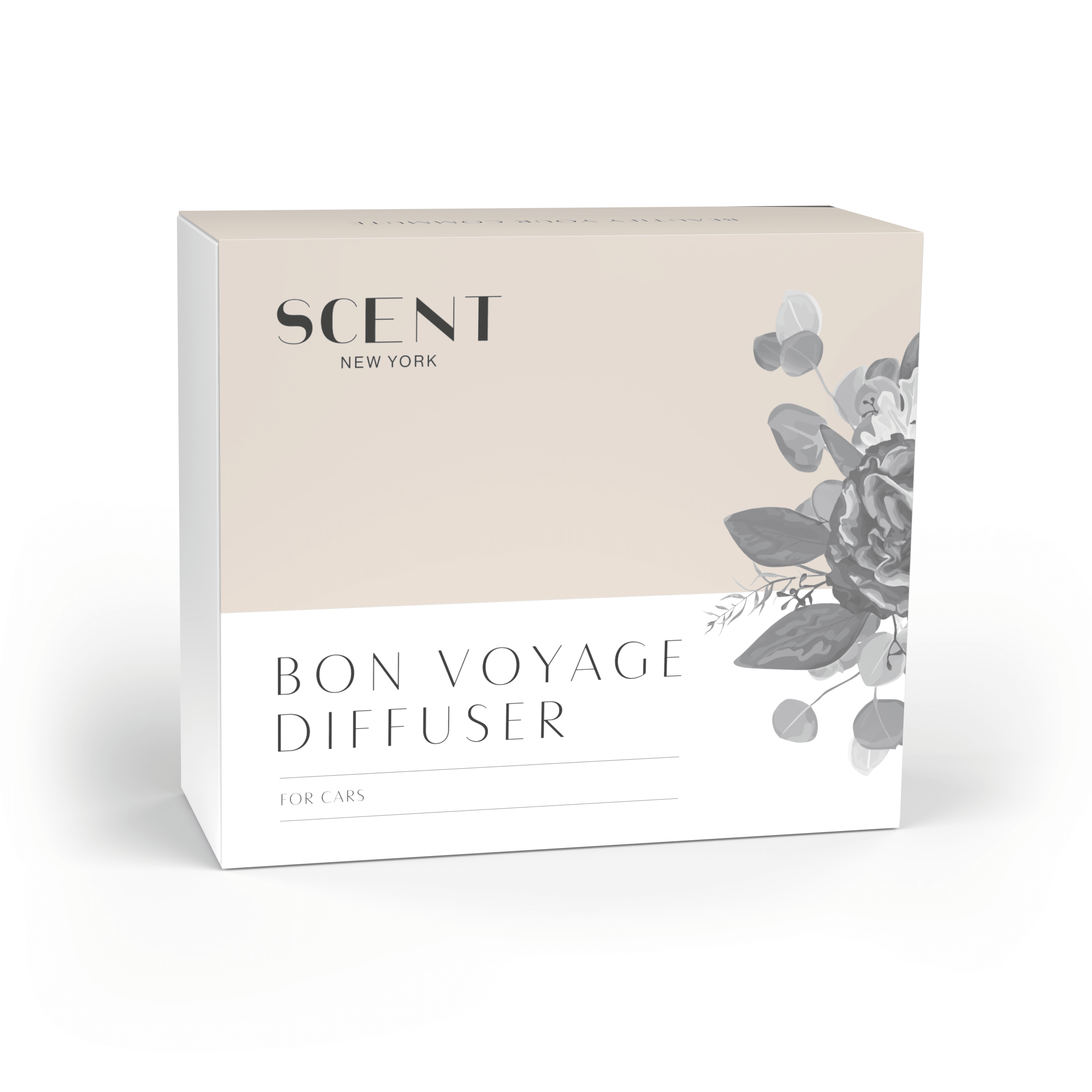 Bon Voyage Diffuser For Cars - Elegant Linen