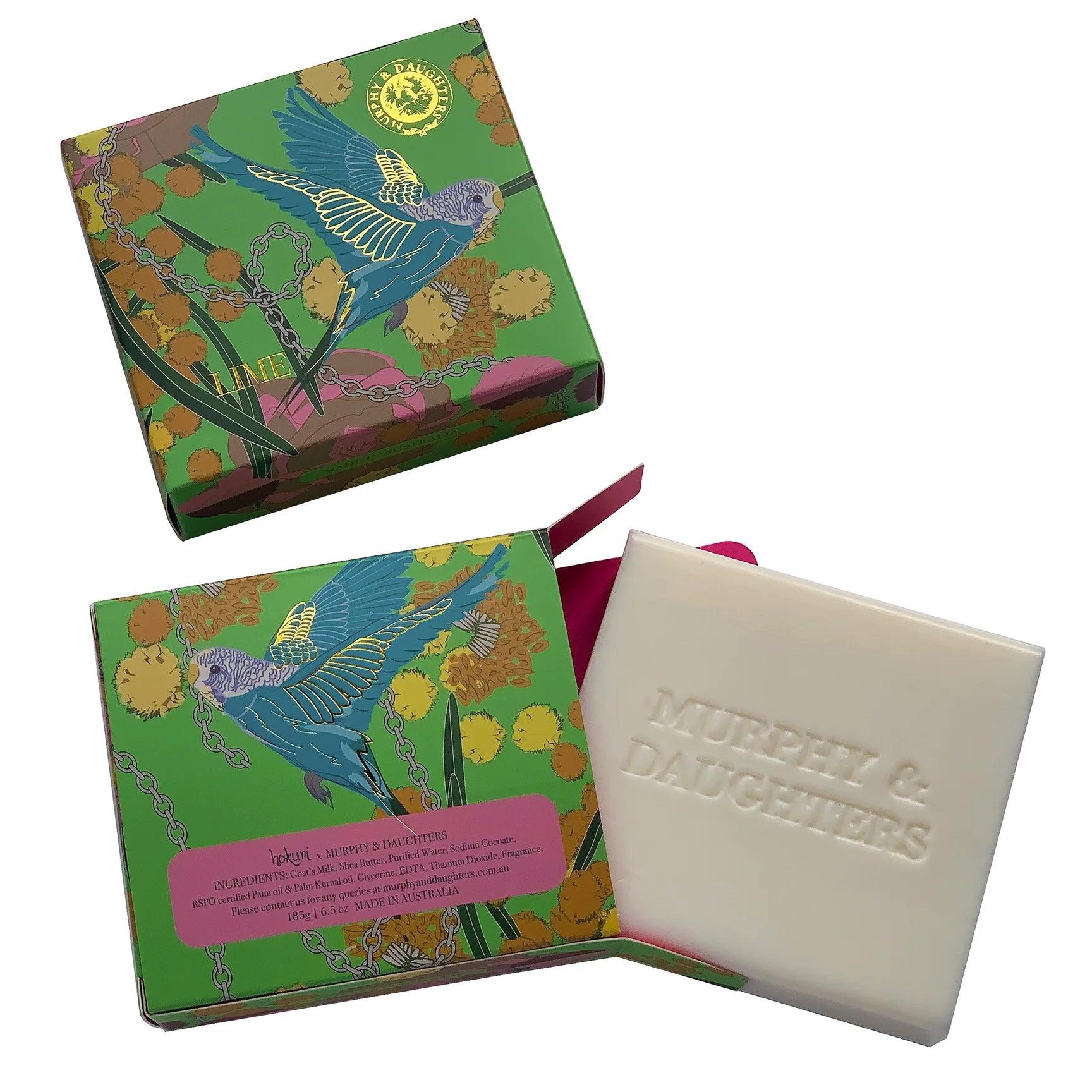 Boxed Lime Soap - Elegant Linen