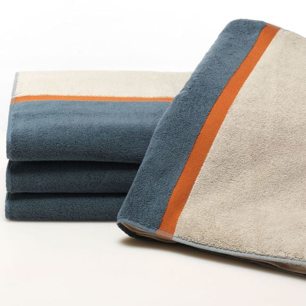 Color Block Hand Towel