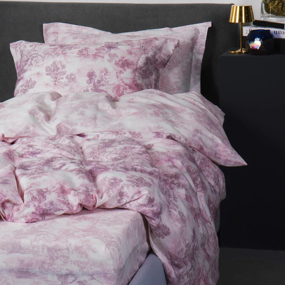 Toile 4 Piece Bedding Set