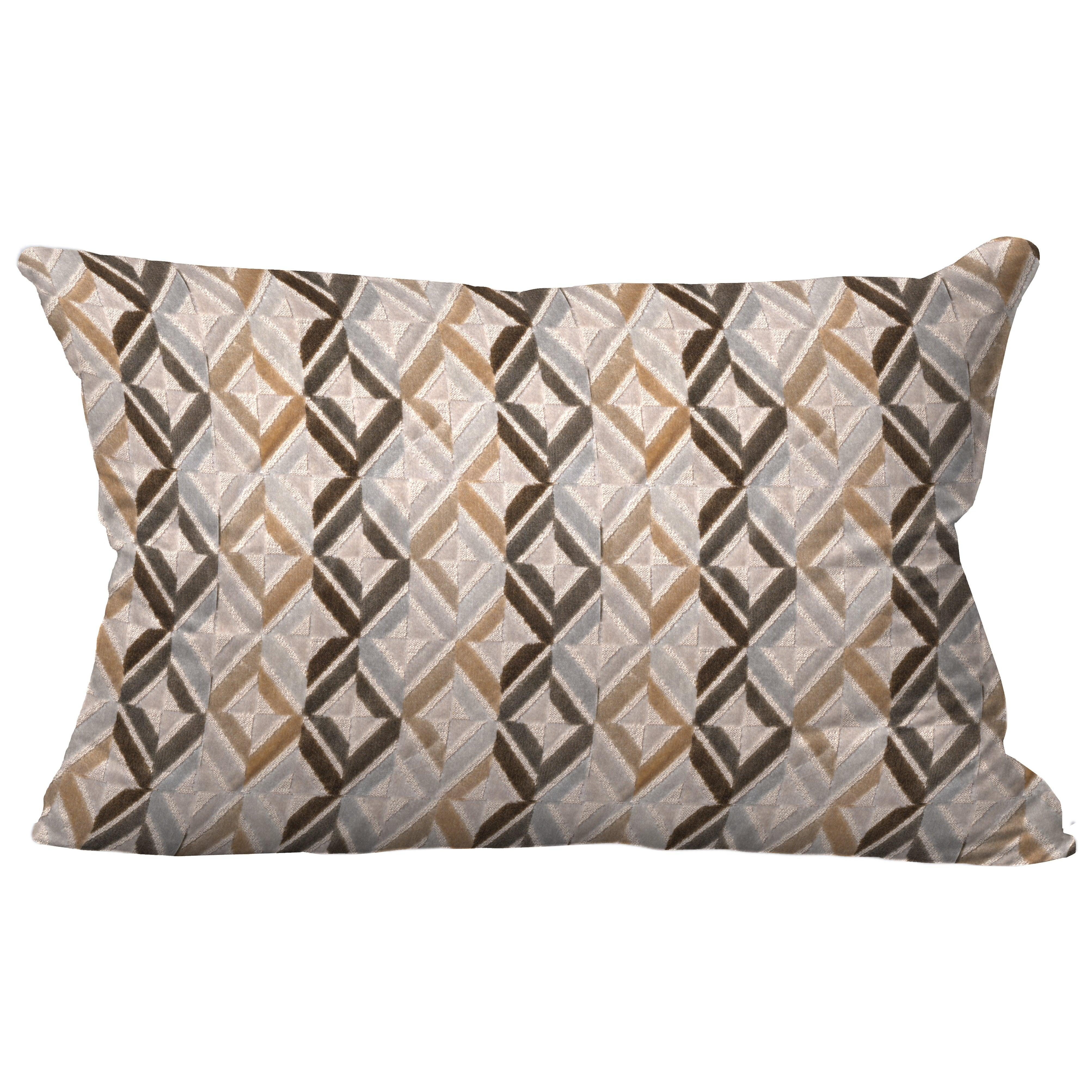 Denver Beige Throw Pillow