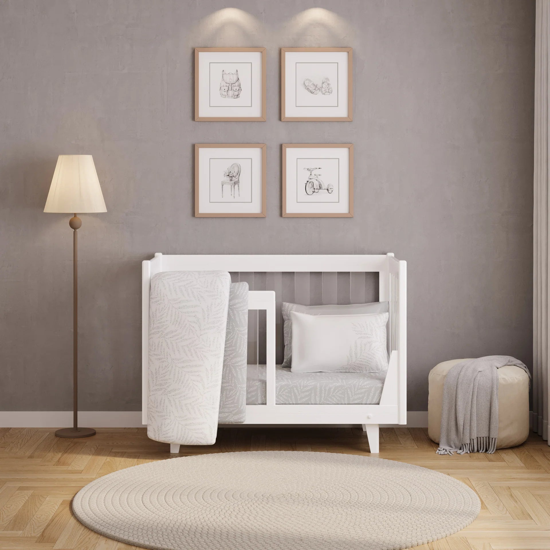 The Maui 4 Piece Crib Set