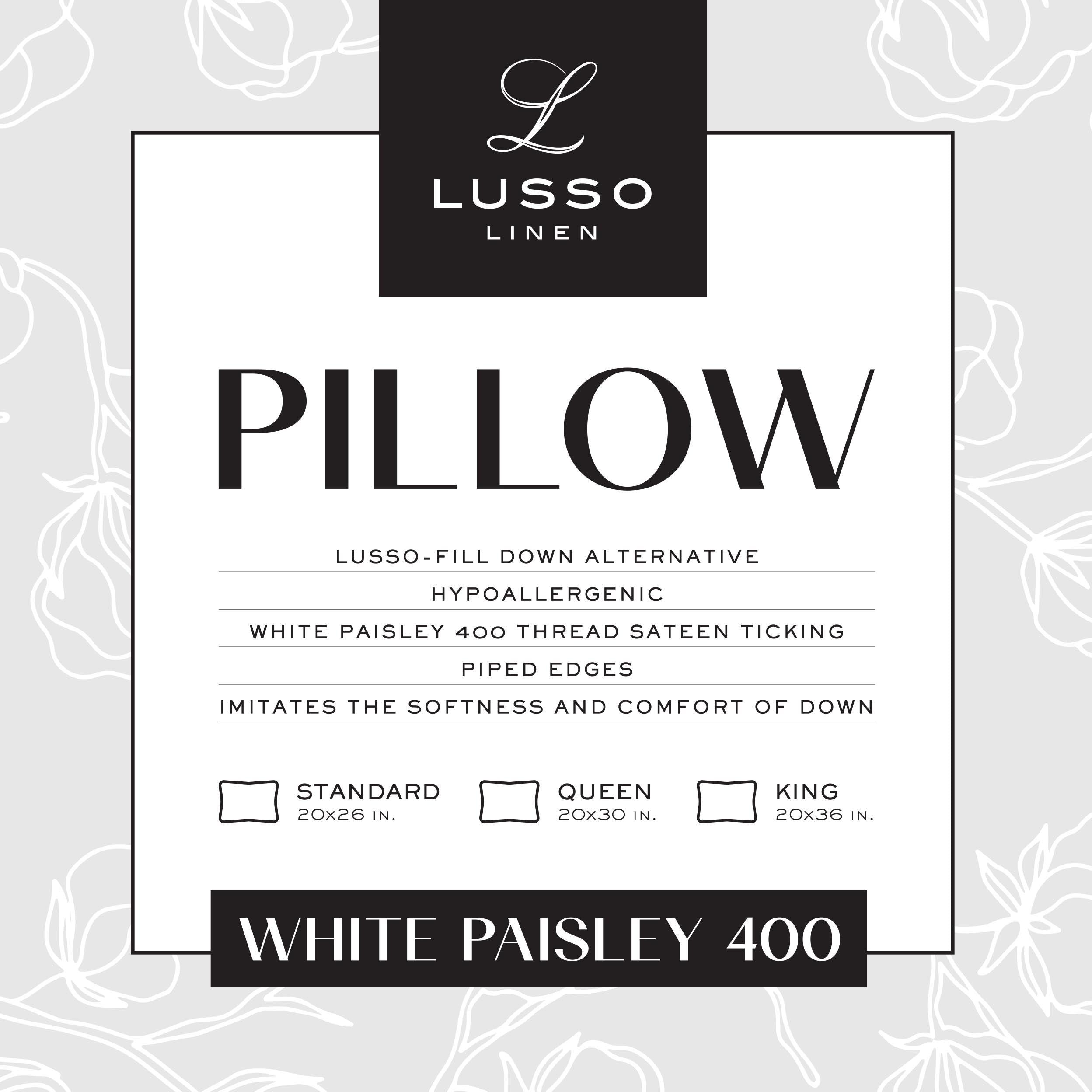Down Alternative Pillow - Elegant Linen