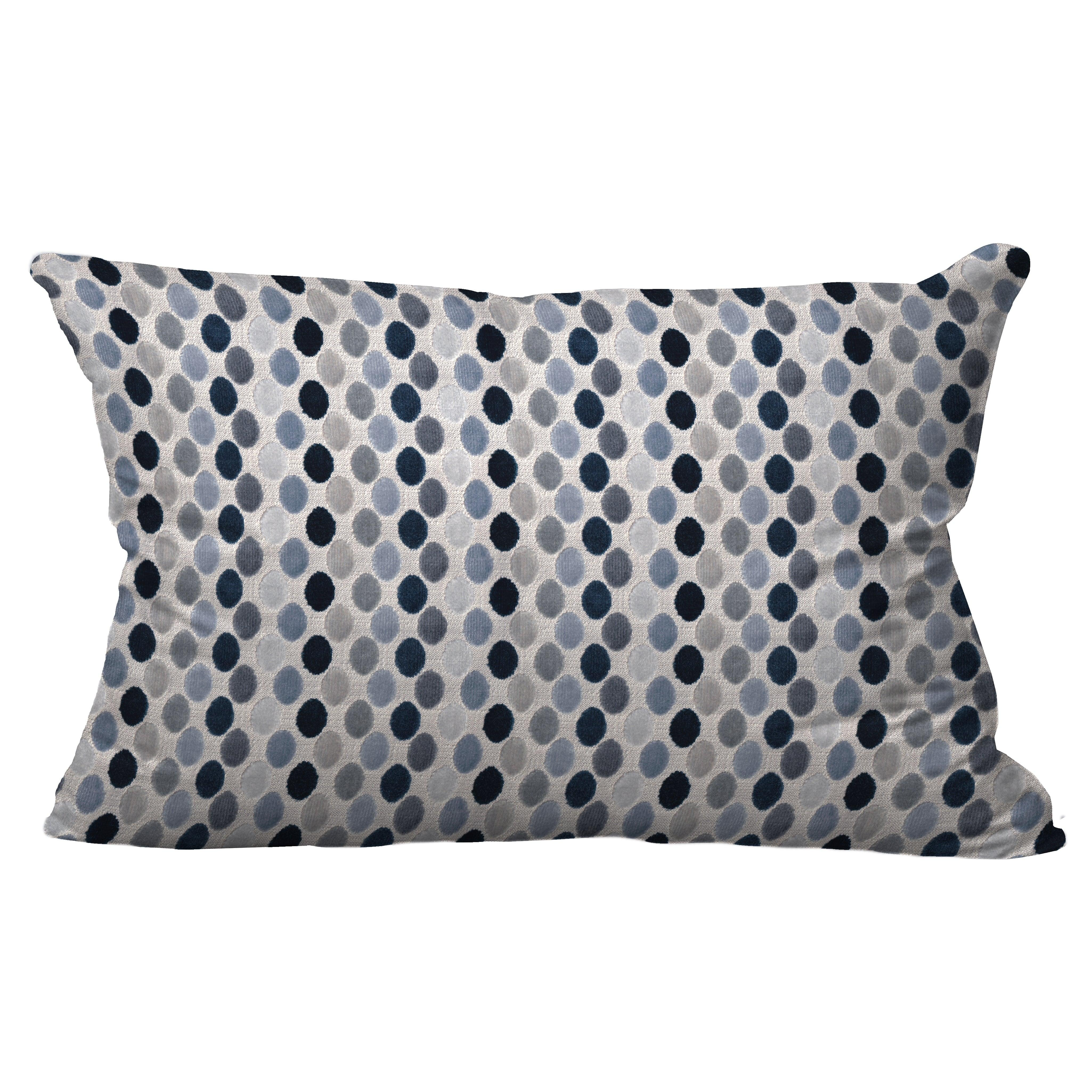 Droplet Blue Throw Pillow