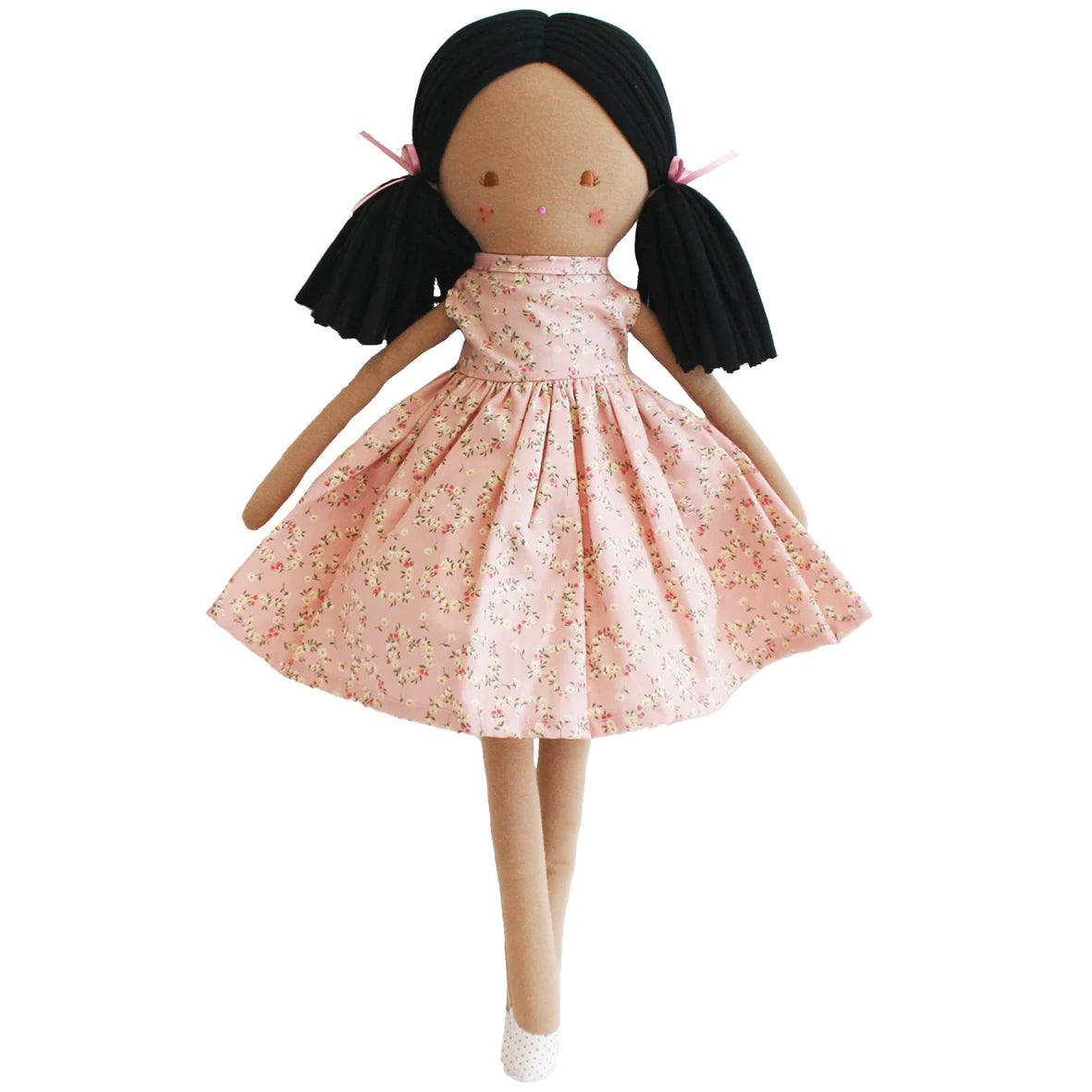 Frankie Doll - Posy Heart - Elegant Linen