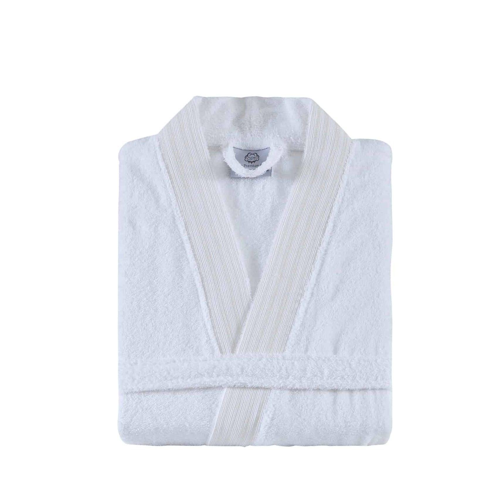 Soho Waffle Robe In White