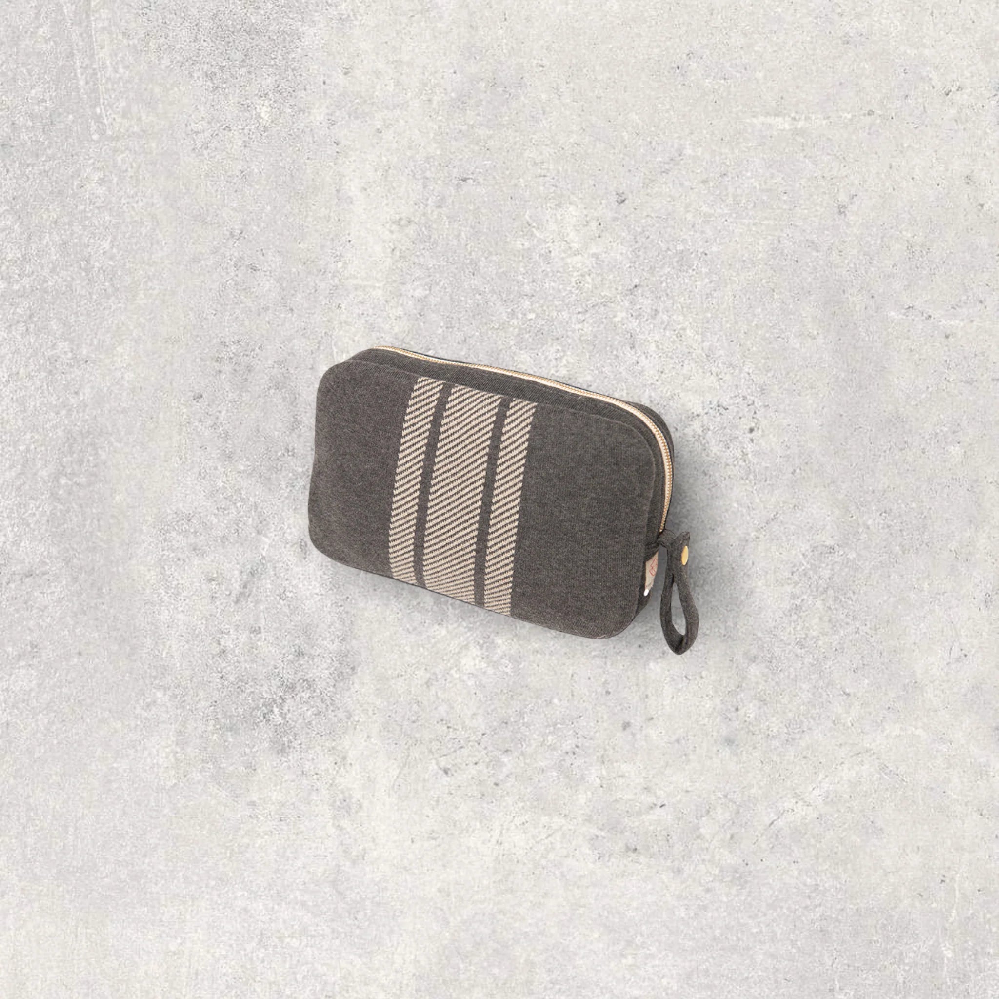 Stripe Dark Grey mel/Pale Whisper Travel Set