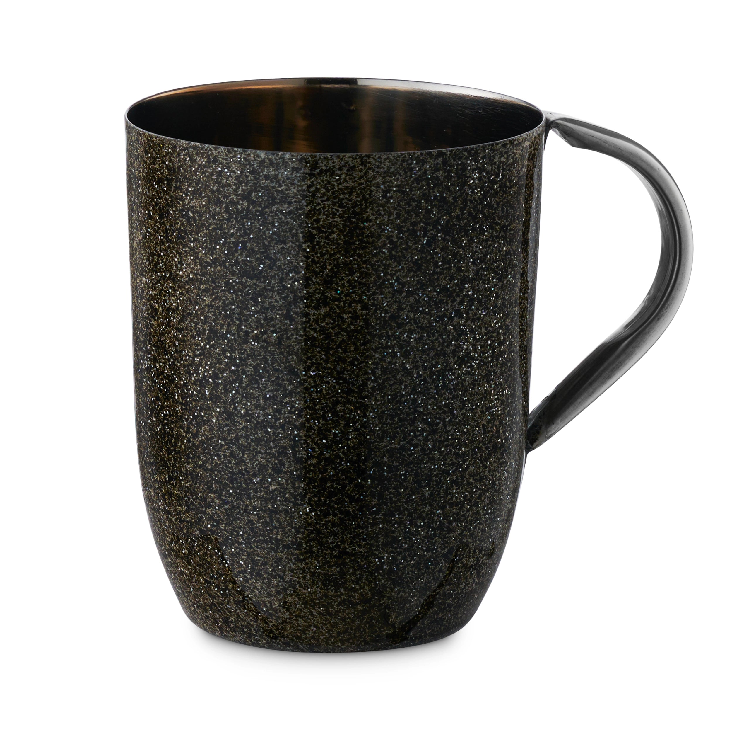 Powder Coated Washing Cup Silver Sparks