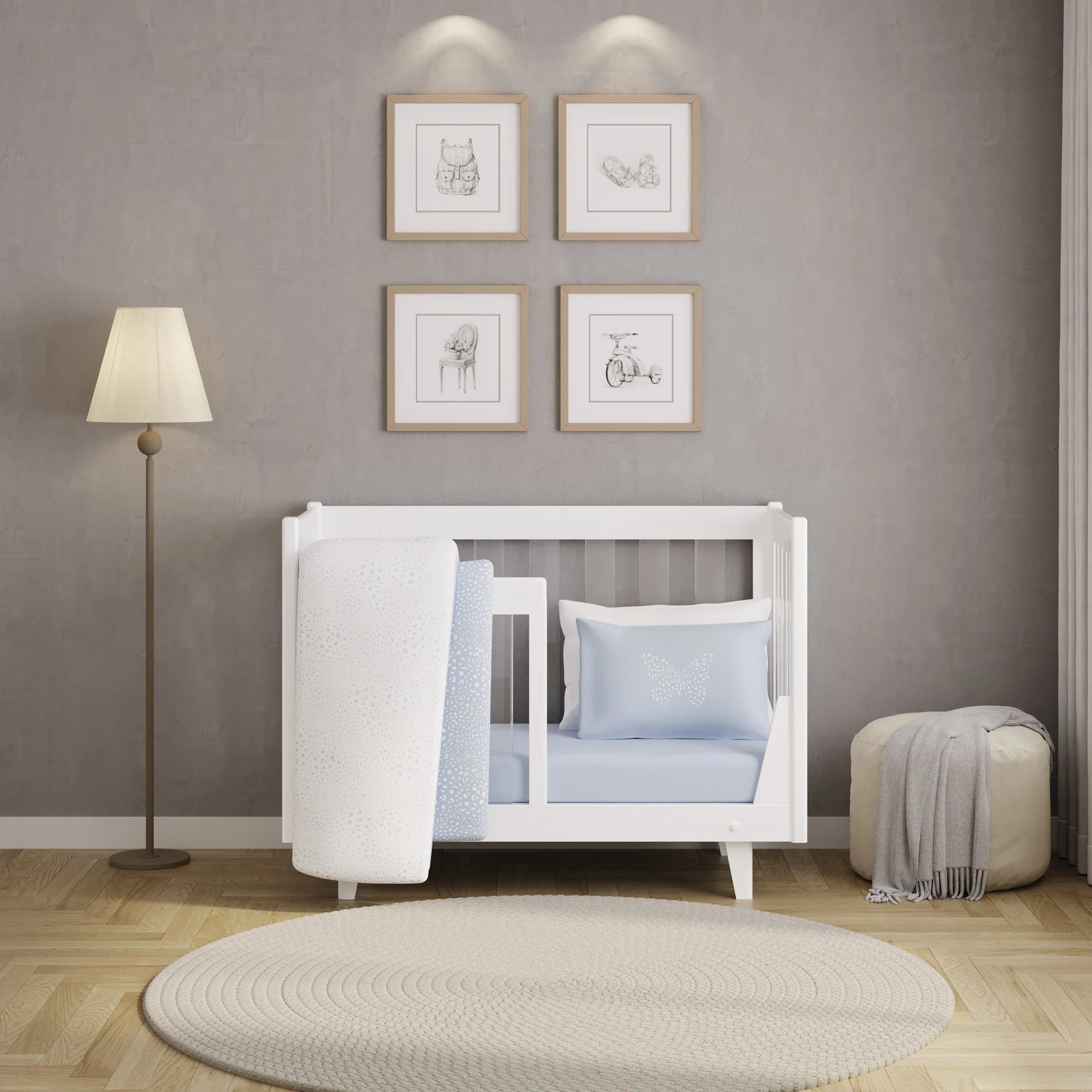 The Sierra 4 Piece Crib Set