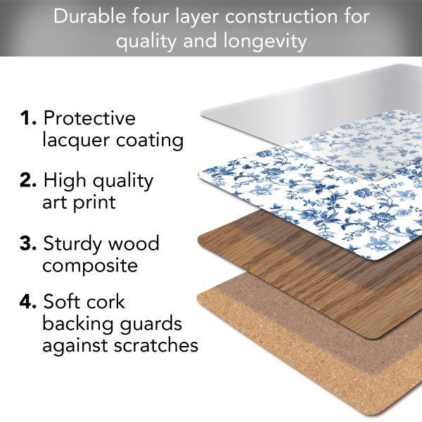 Pondicherry – Hardboard Placemat - Elegant Linen