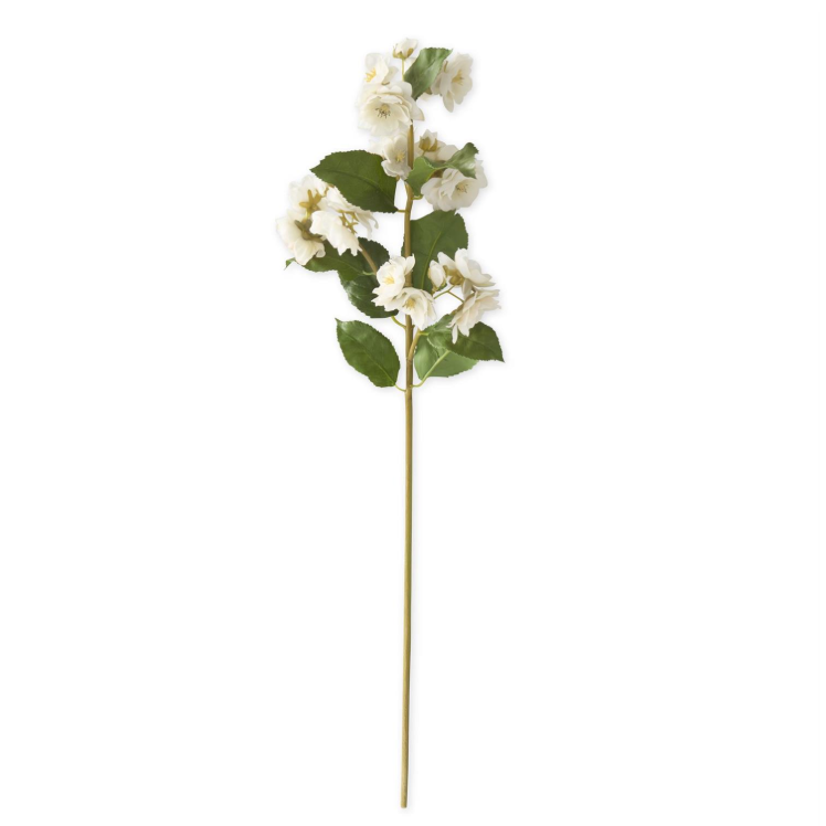 Cream Real Touch Blossom Stem