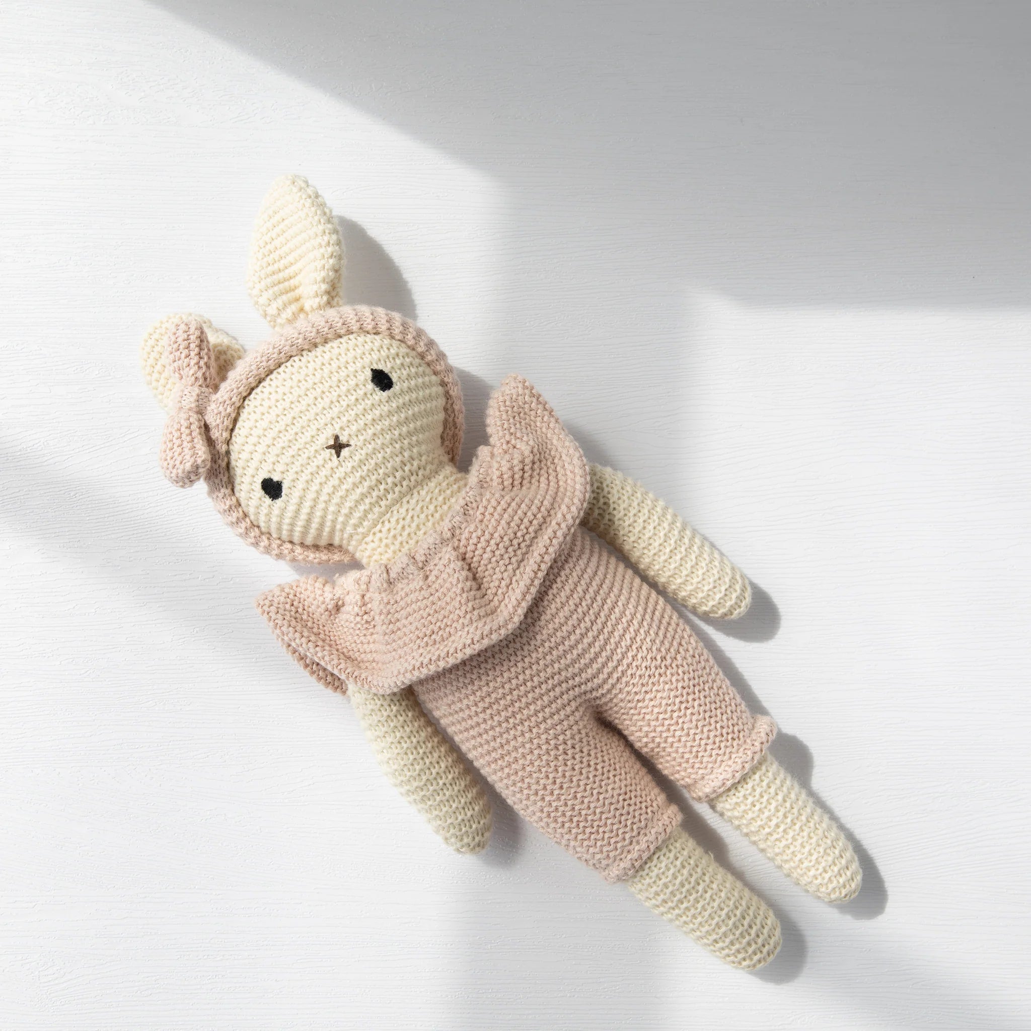 Bunny Head Band Jumpsuit - Shell Doll