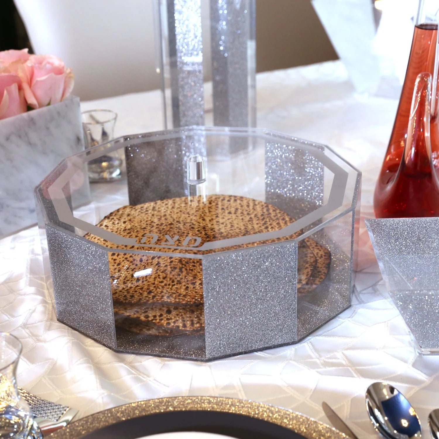 Hexagon Matzah Box