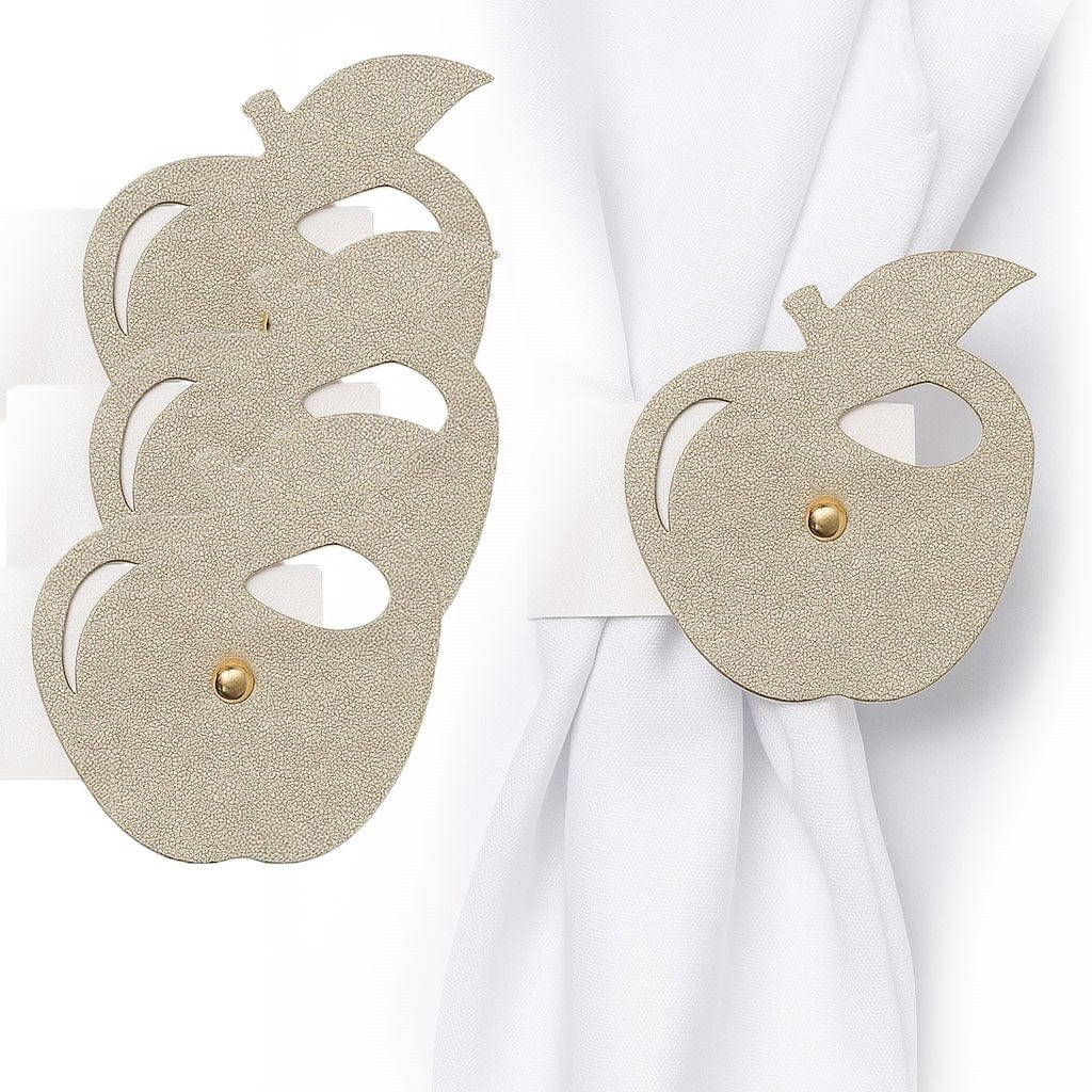 Leather Apple Napkin Wraps