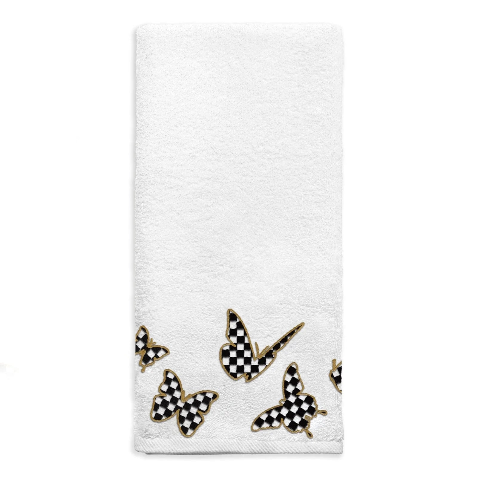 Onyx Butterfly Hand Towel