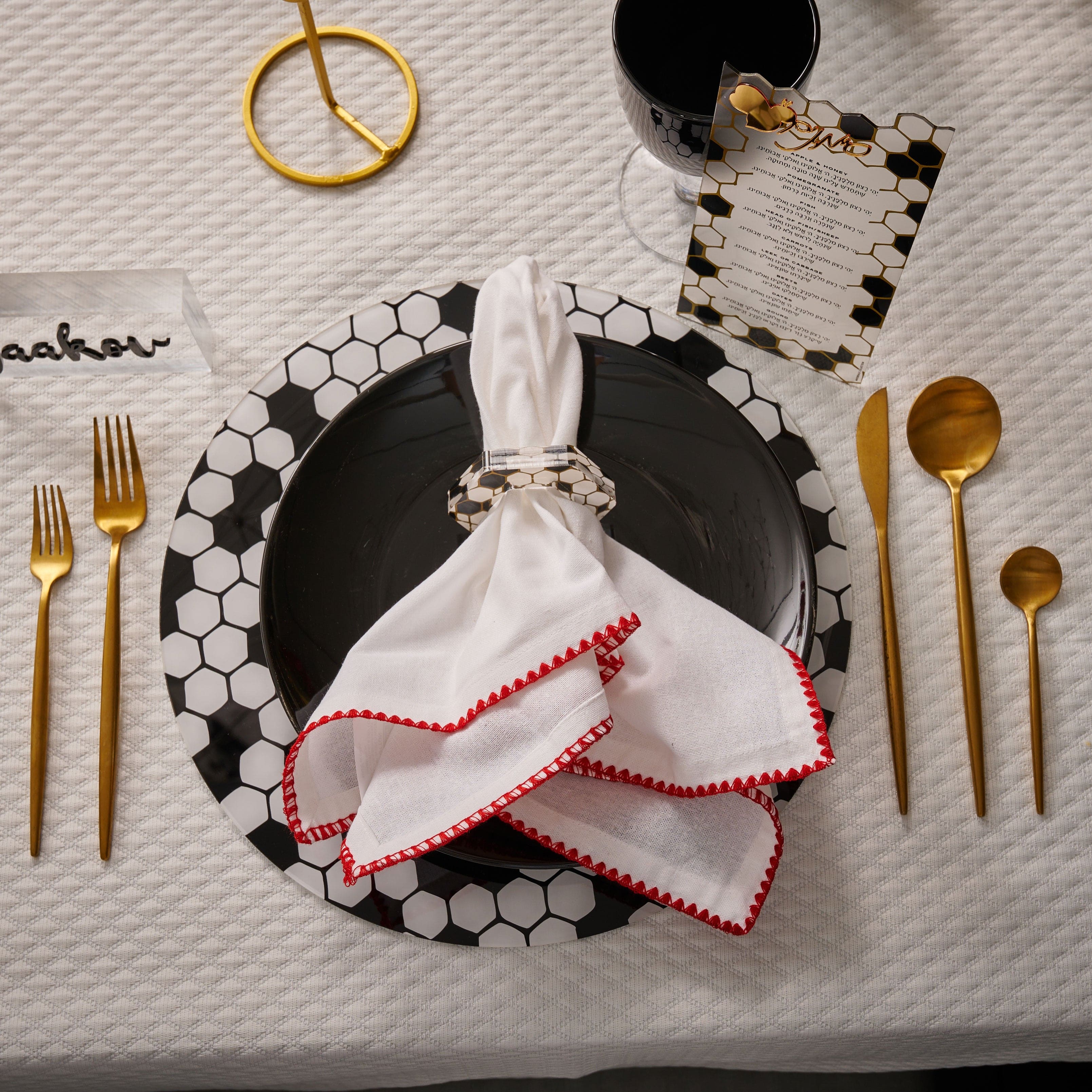 Onyx Napkin Rings