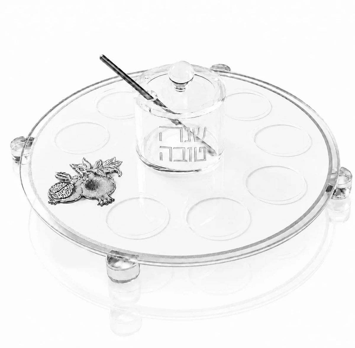 Rosh Hashana Classic Pomegranate Simanim Tray