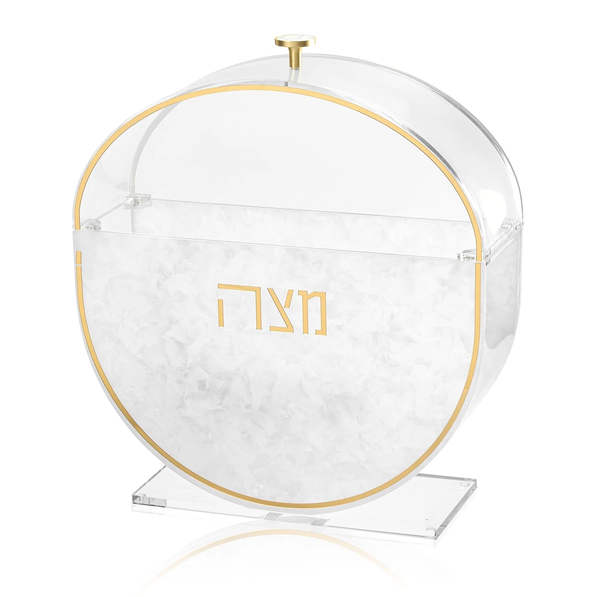 Standing Pearlstone Matzah Box