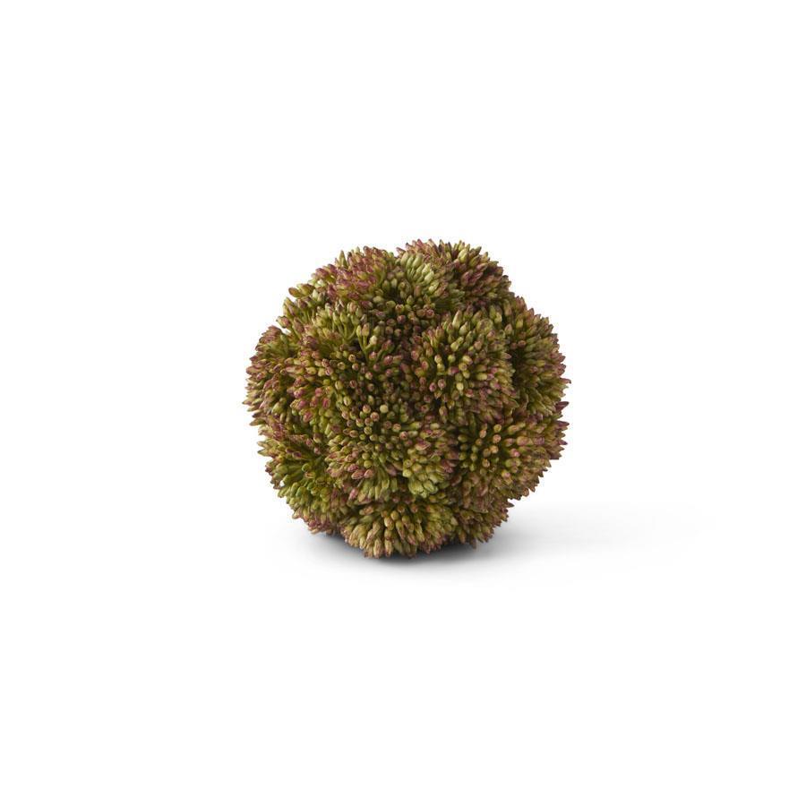 4" Sedum Ball - Elegant Linen
