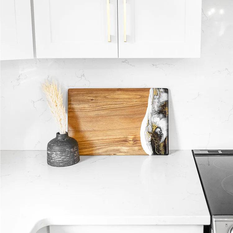 Acacia Bread Boards - Elegant Linen