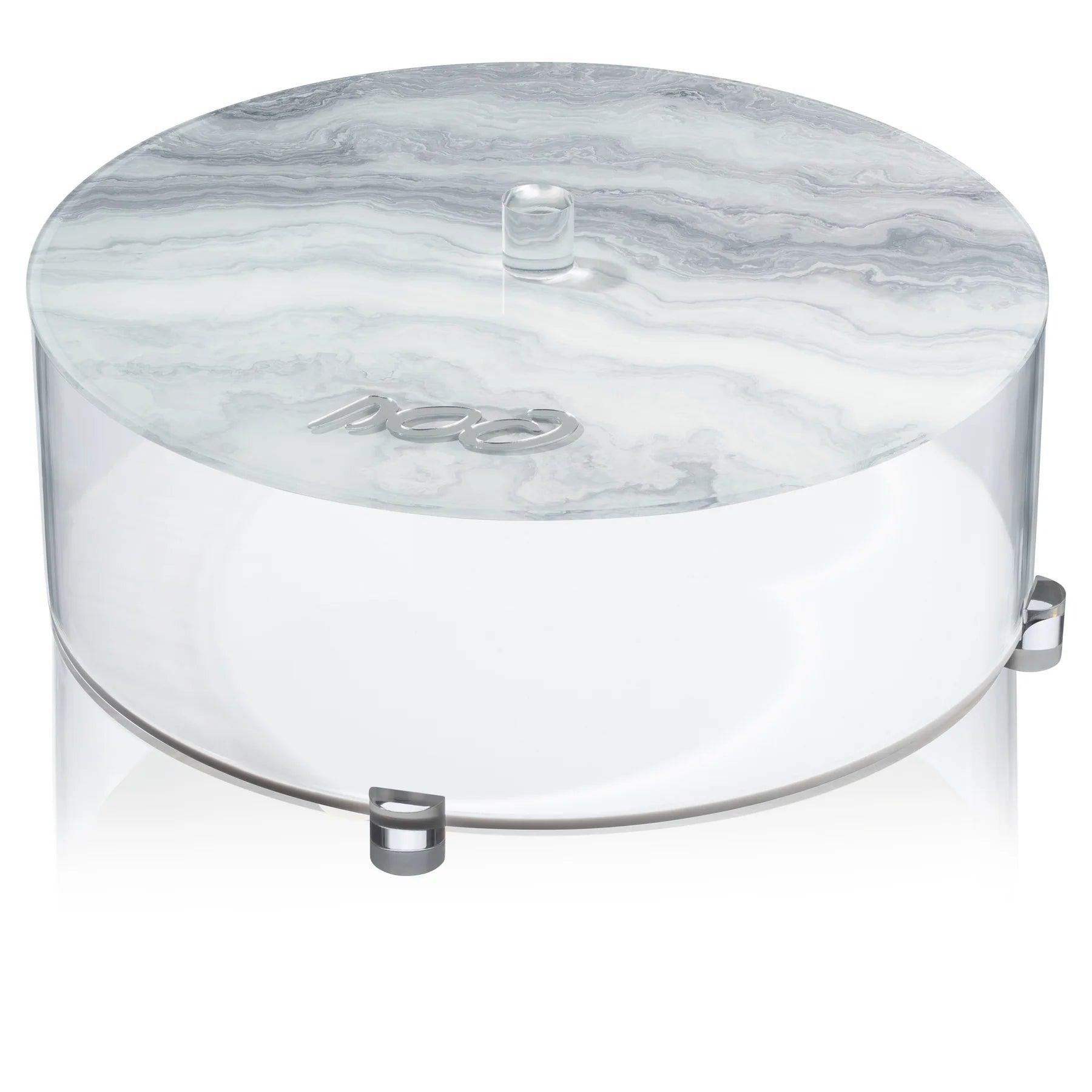 Agate Matzah Box - Elegant Linen