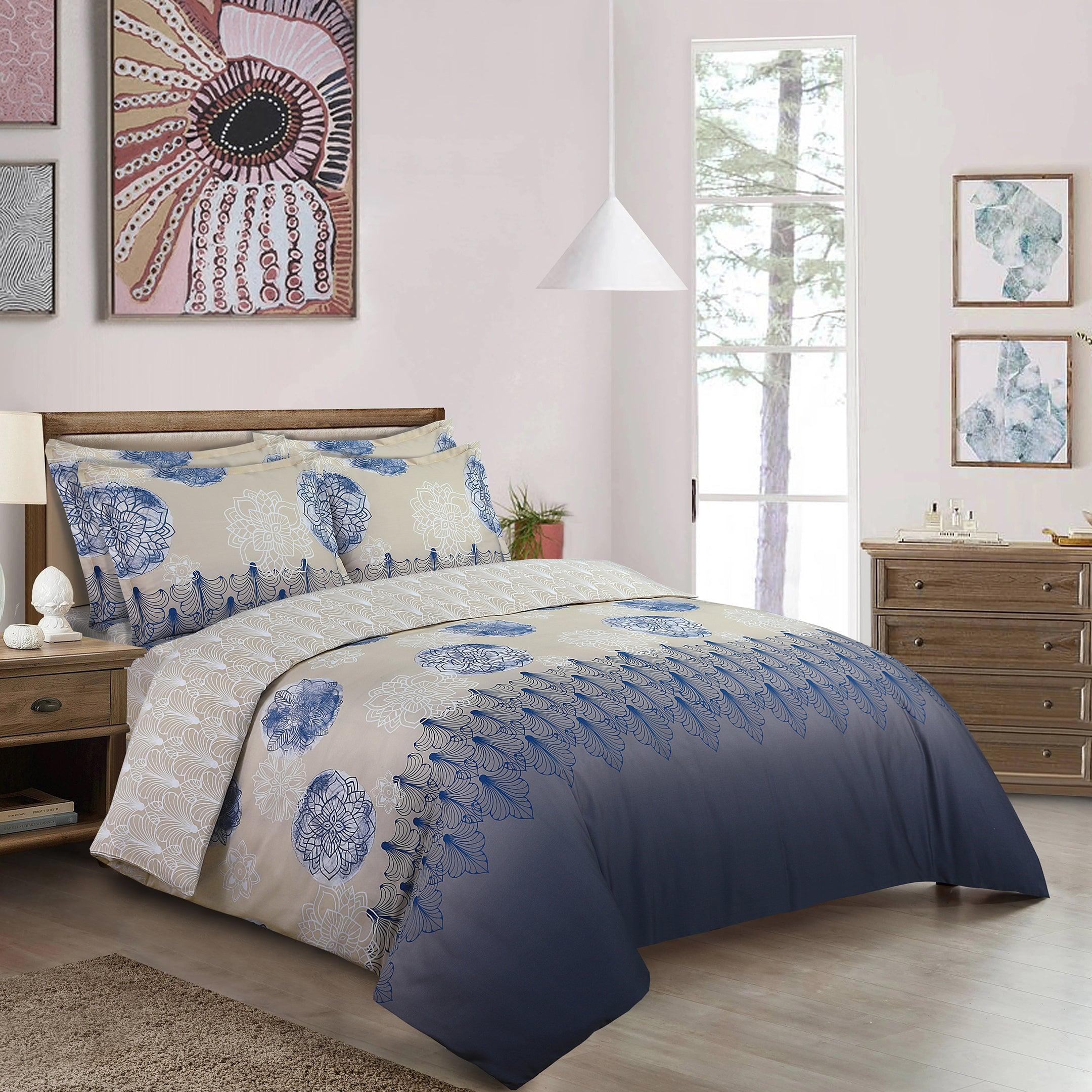 Athena 4 Piece Bedding Set - Elegant Linen