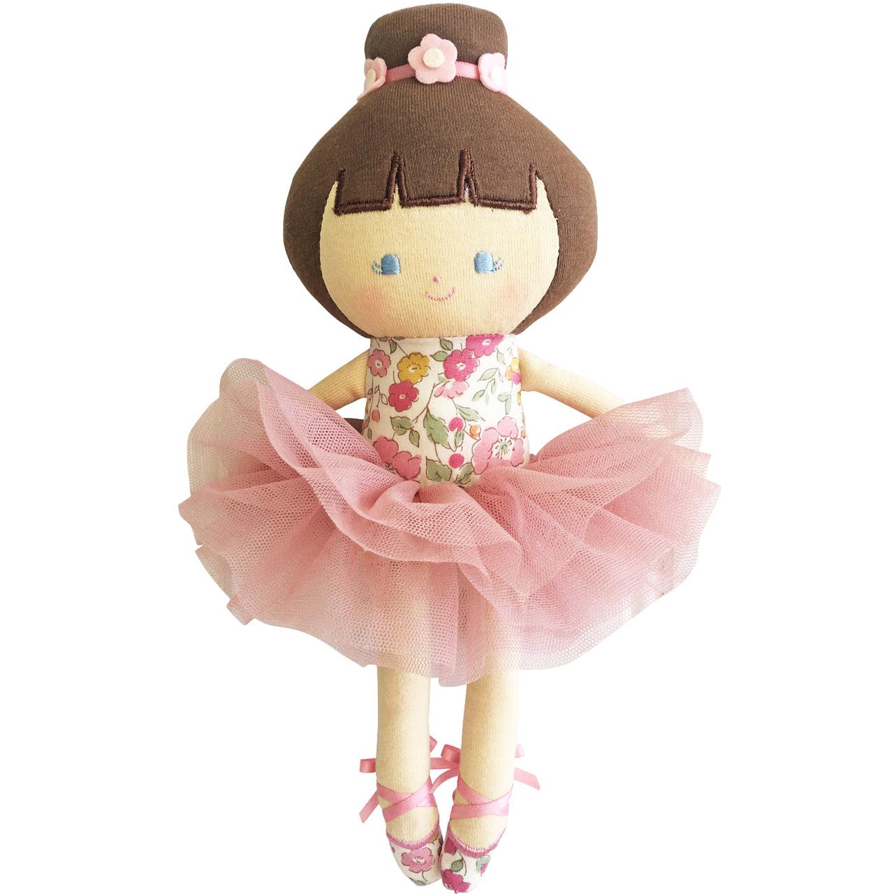 Baby Ballerina Doll 25cm - Rose Garden - Elegant Linen