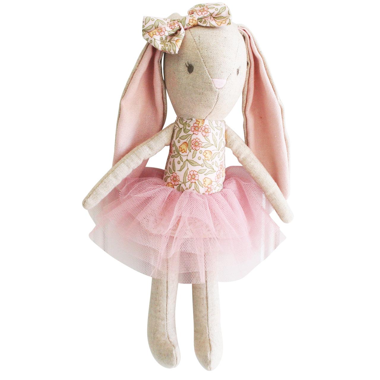 Baby Bunny 26cm Blossom Lily Pink - Elegant Linen