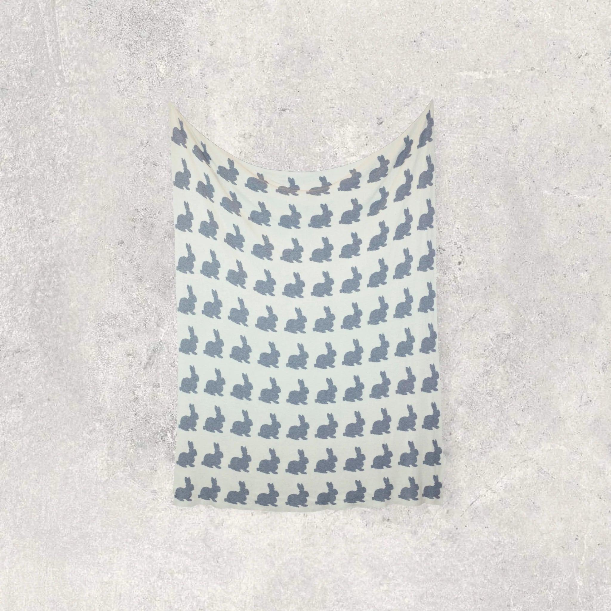 Baby Gift Set Bunny Grey/Natural - Elegant Linen