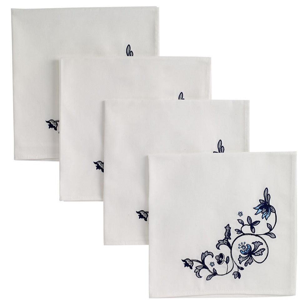 Blue Portofino Tablecloth - Elegant Linen