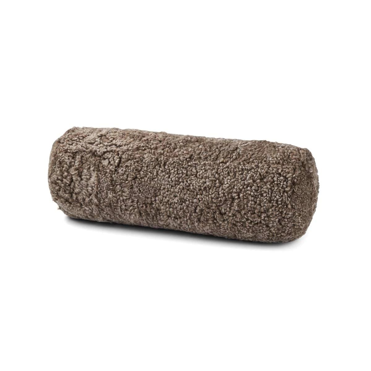 Bolster Cushion Sheepskin - Elegant Linen
