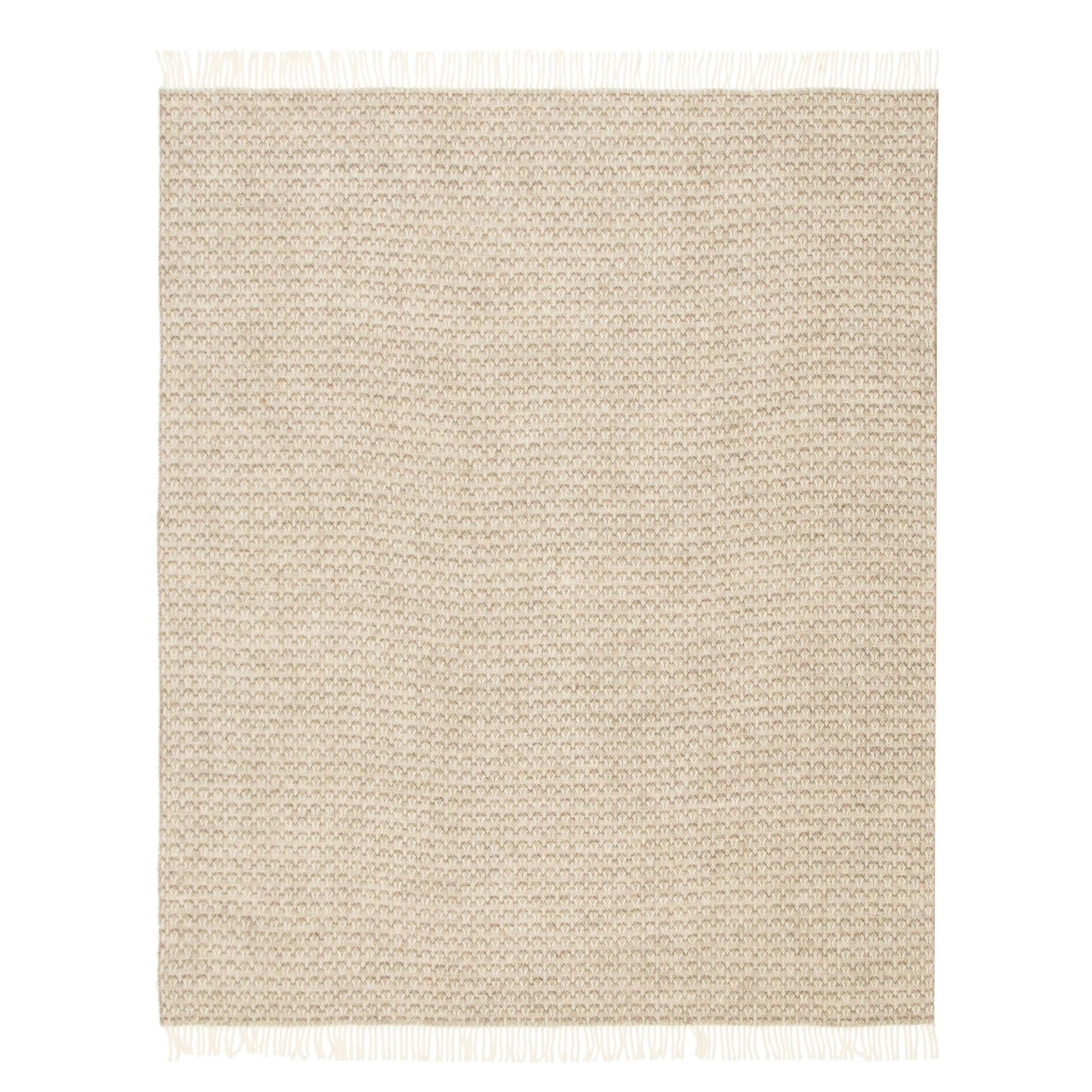 Braies T Virgin Wool Plaid Throw - Elegant Linen