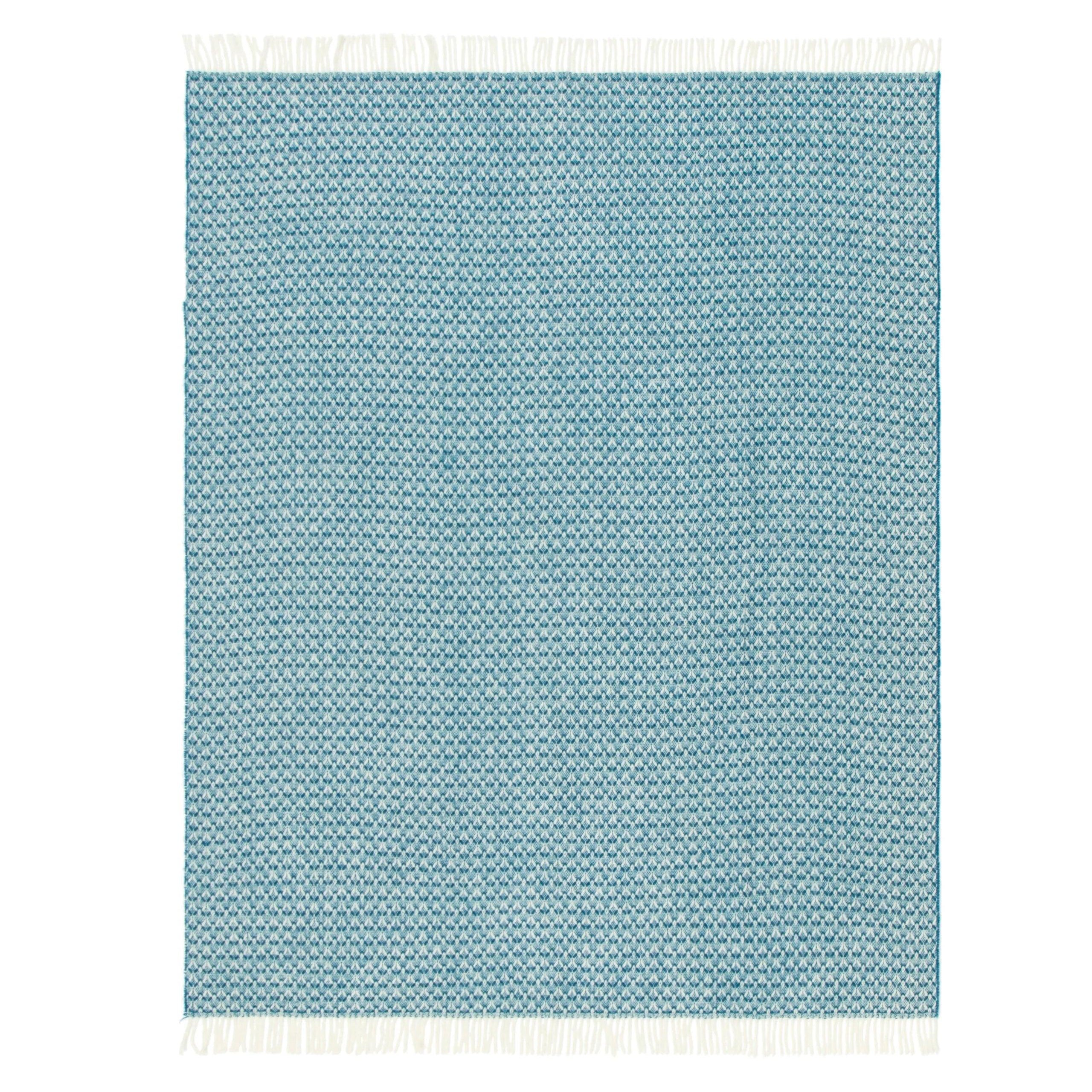 Braies T Virgin Wool Plaid Throw - Elegant Linen