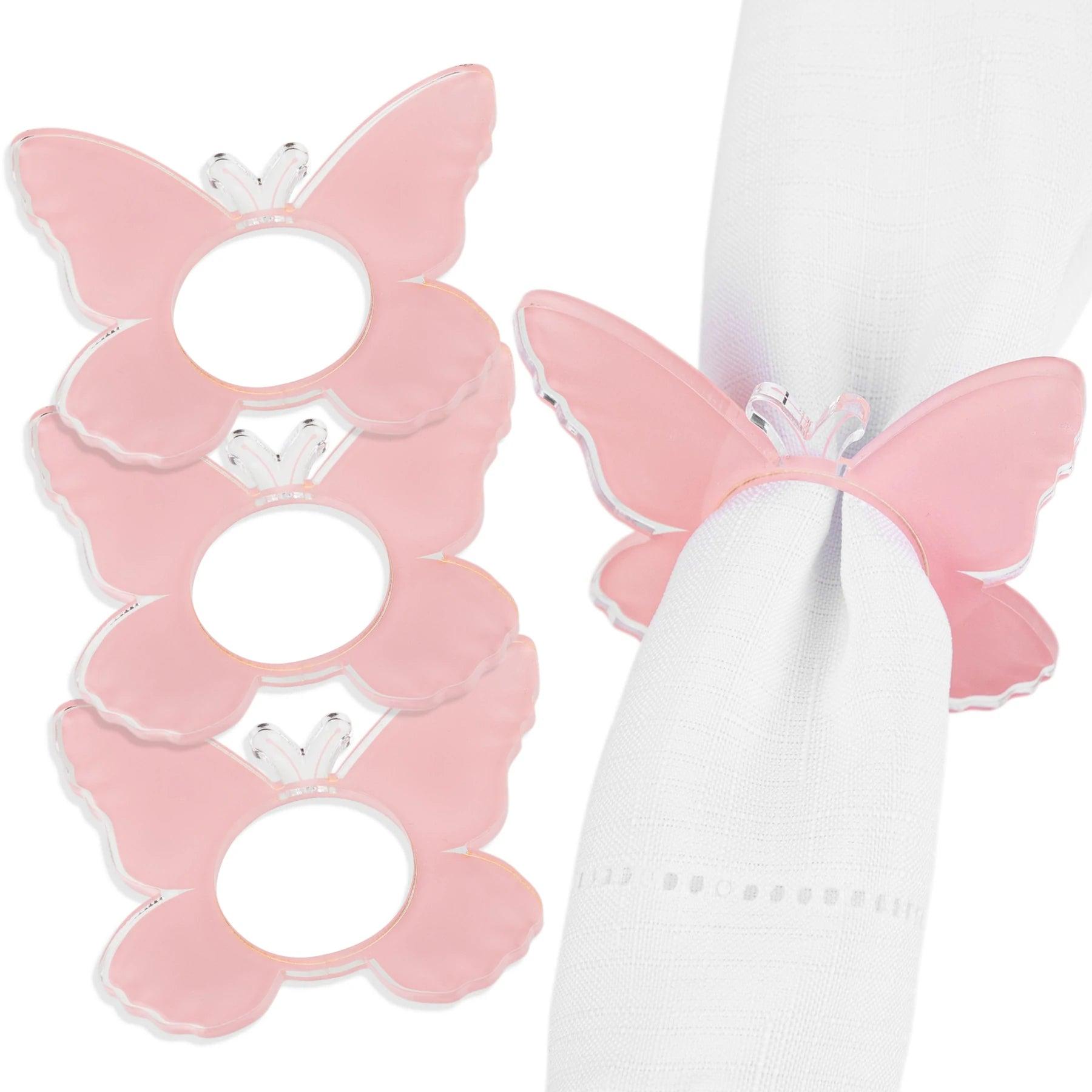 Butterfly Napkin Rings - Elegant Linen