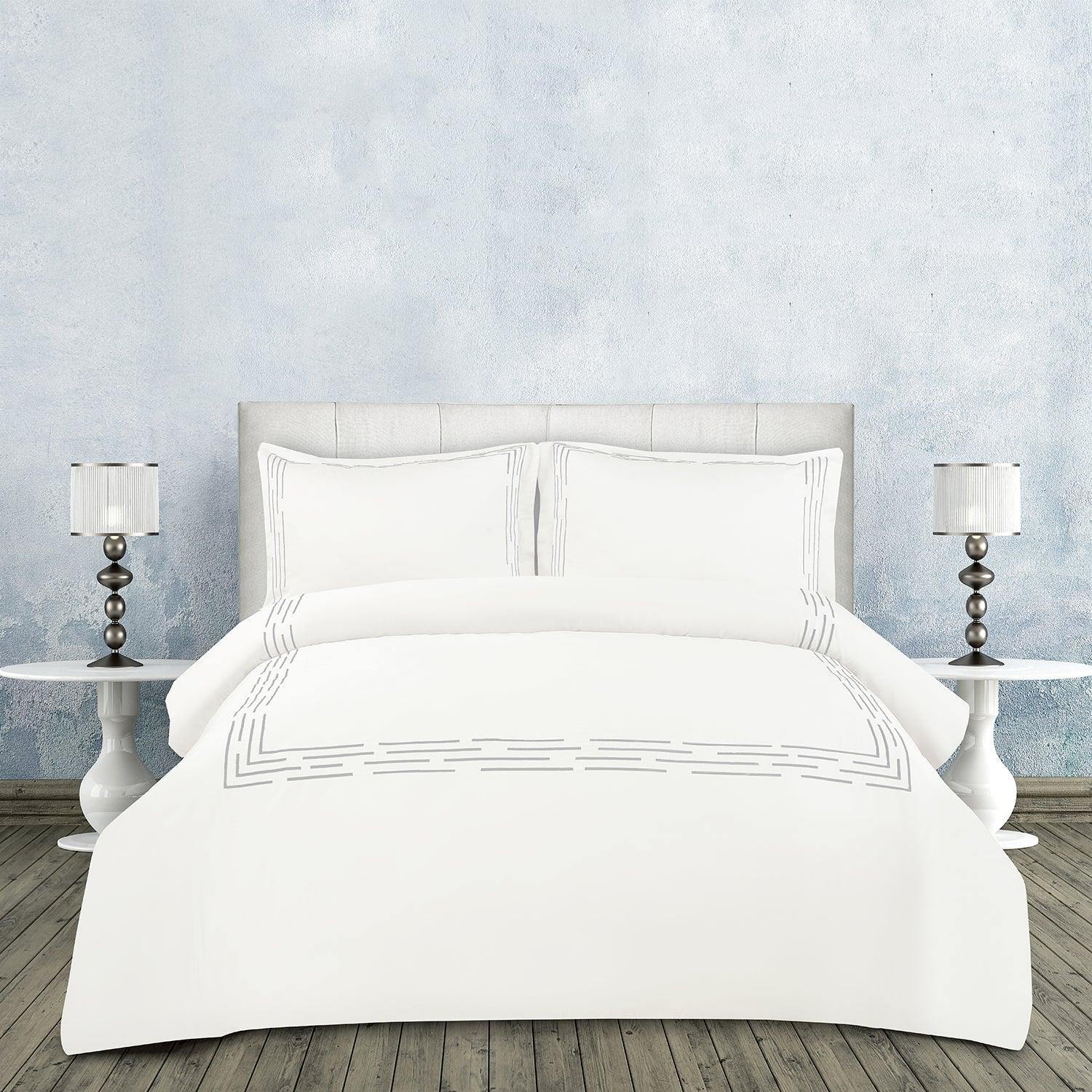 Cannes 4 Piece Bedding Set - Elegant Linen