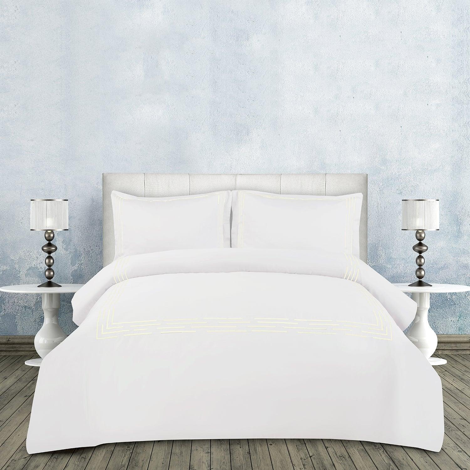 Cannes 4 Piece Bedding Set - Elegant Linen