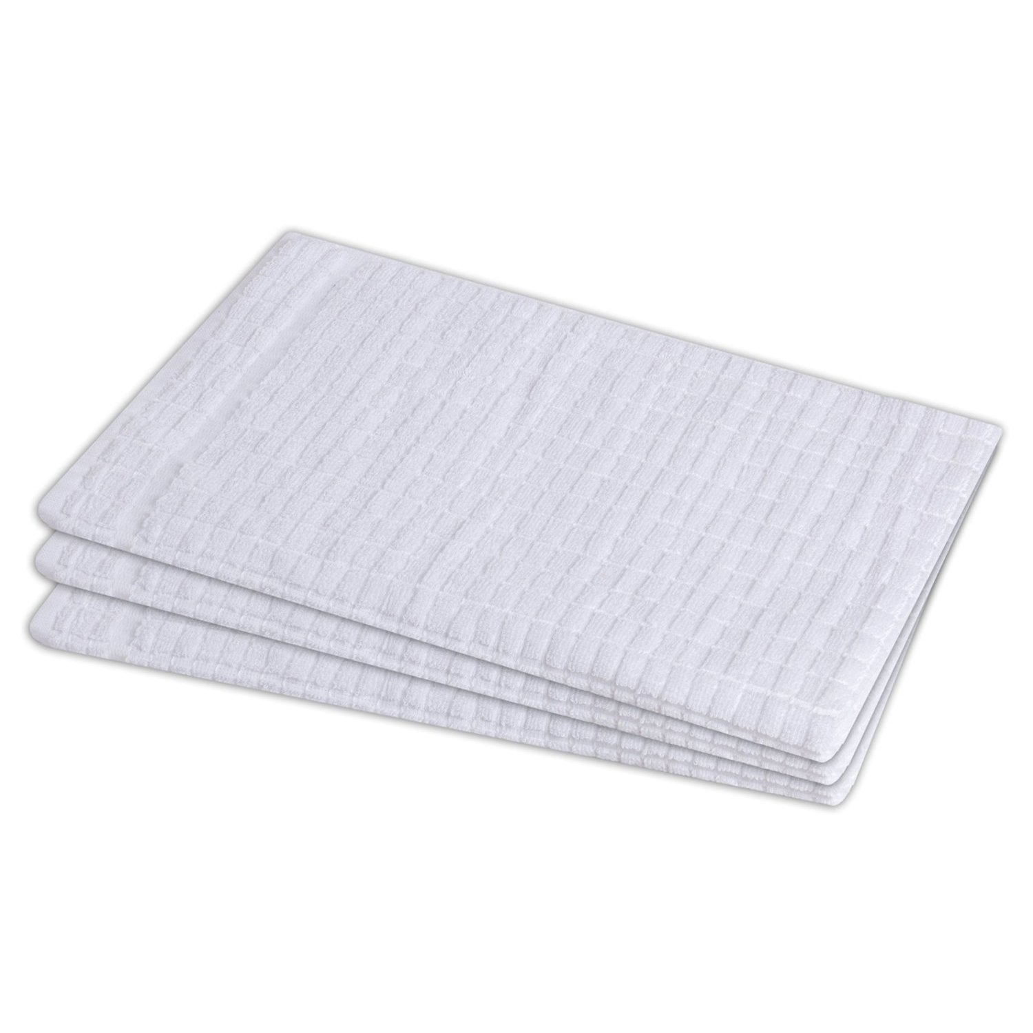 European Art Checkered Design Cotton Dish Towels