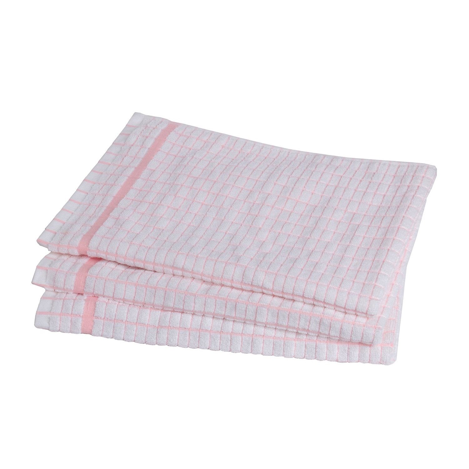 European Art Checkered Design Cotton Dish Towels