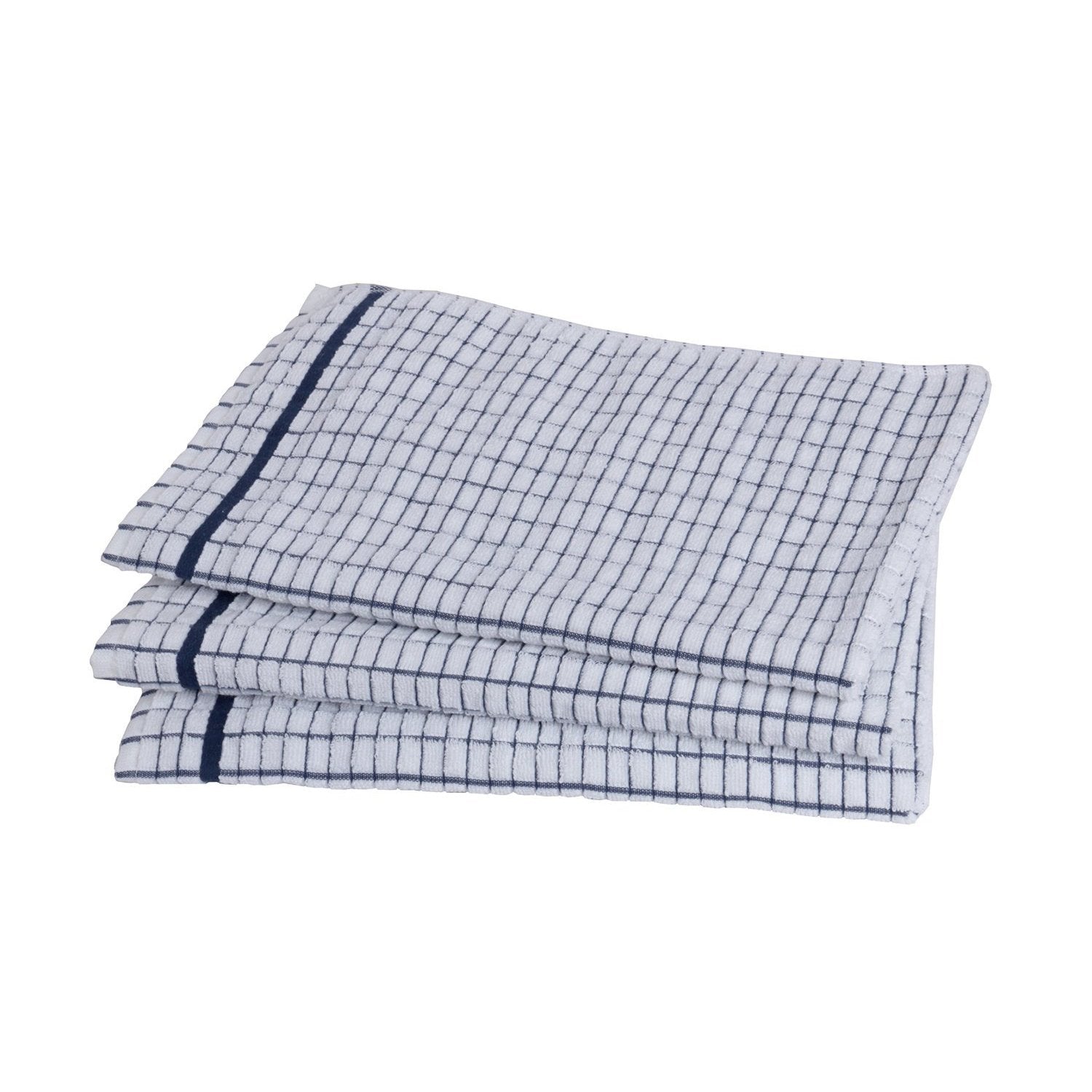 European Art Checkered Design Cotton Dish Towels