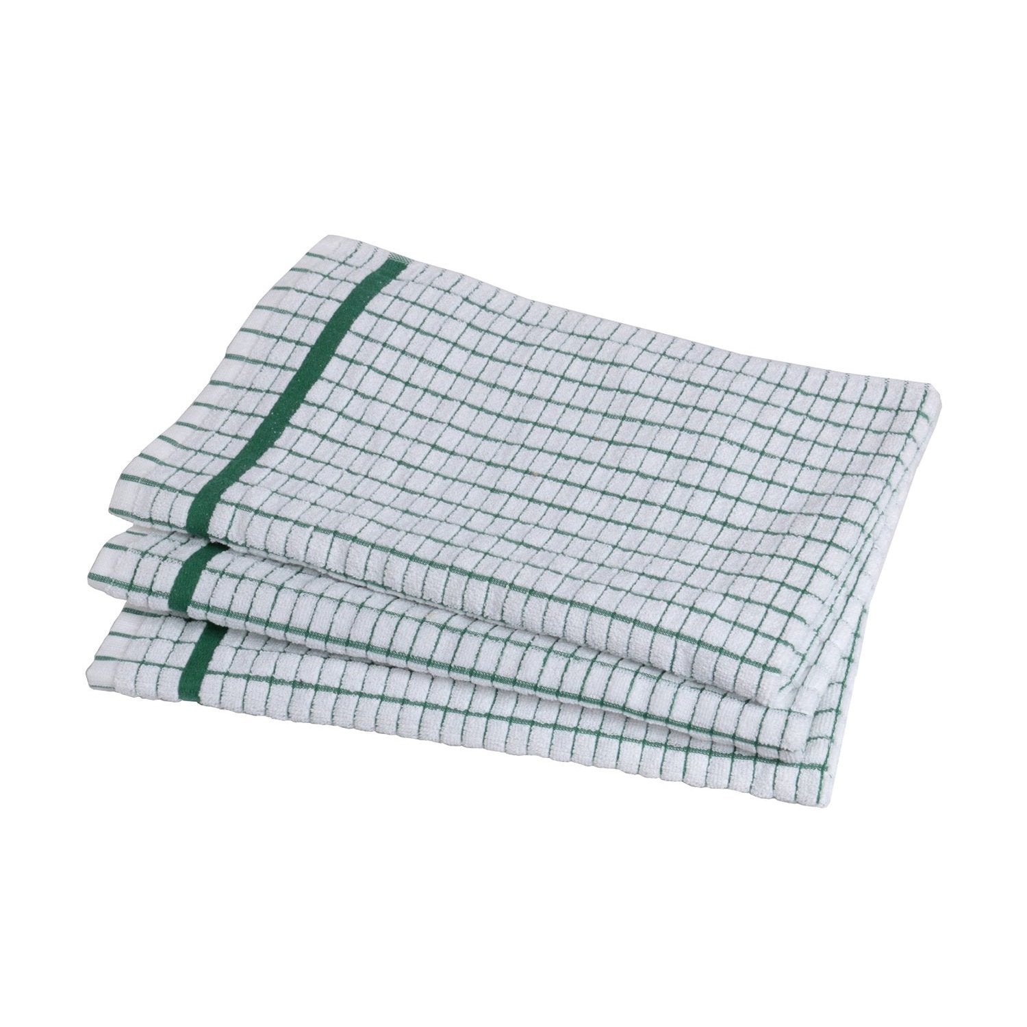 European Art Checkered Design Cotton Dish Towels