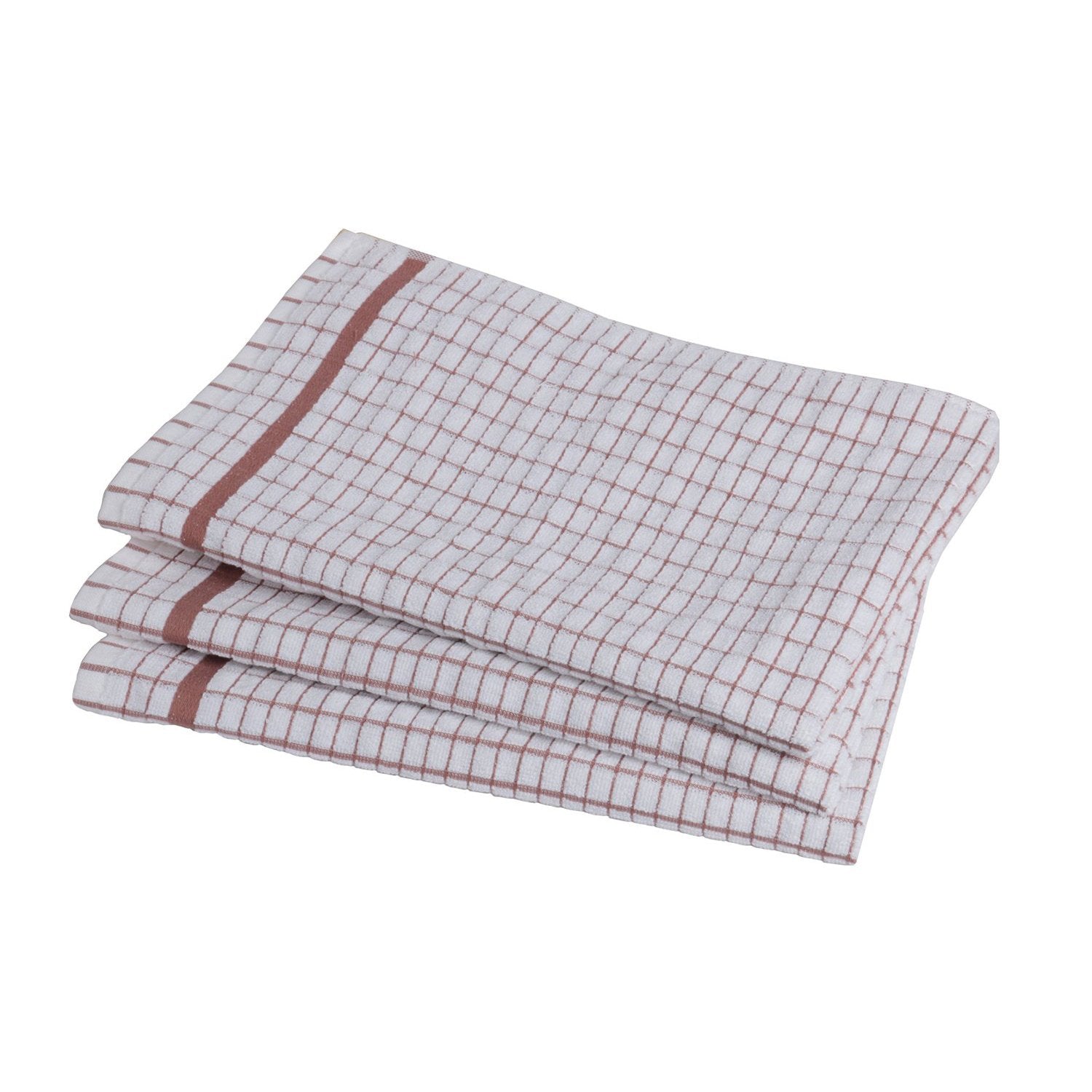 European Art Checkered Design Cotton Dish Towels