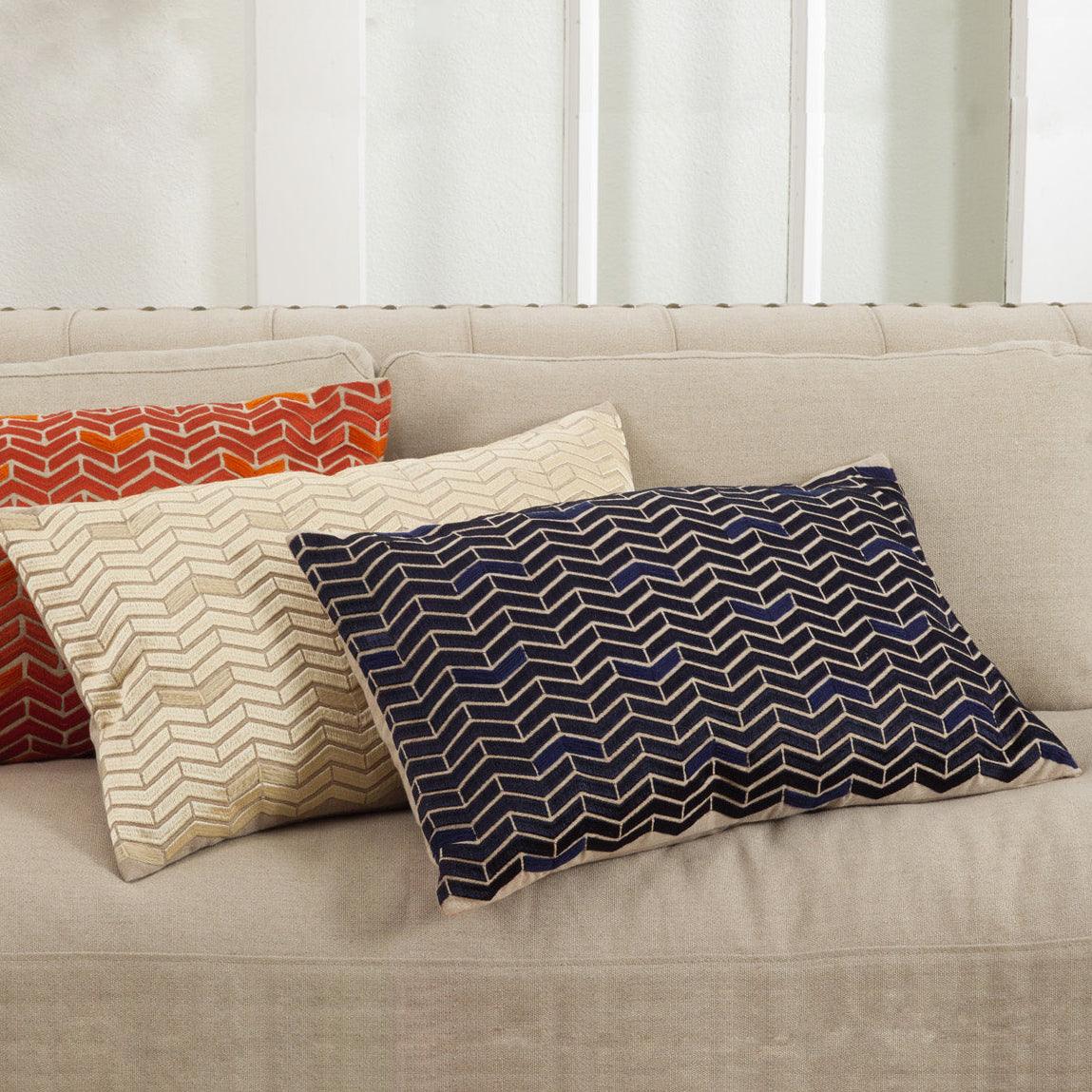 Chevron Throw Pillow - Elegant Linen