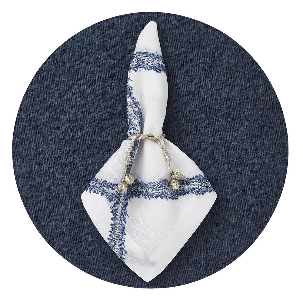 Chic Denim Placemats, Set of 4 - Elegant Linen