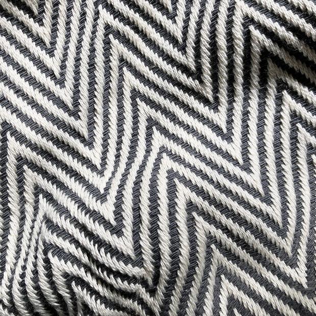 Chunky Chevron Turkish Throw - Elegant Linen
