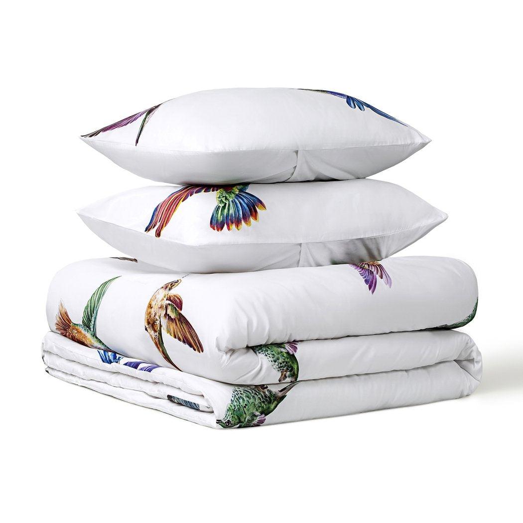Colibri Percale 4 Piece Bedding Set - Elegant Linen